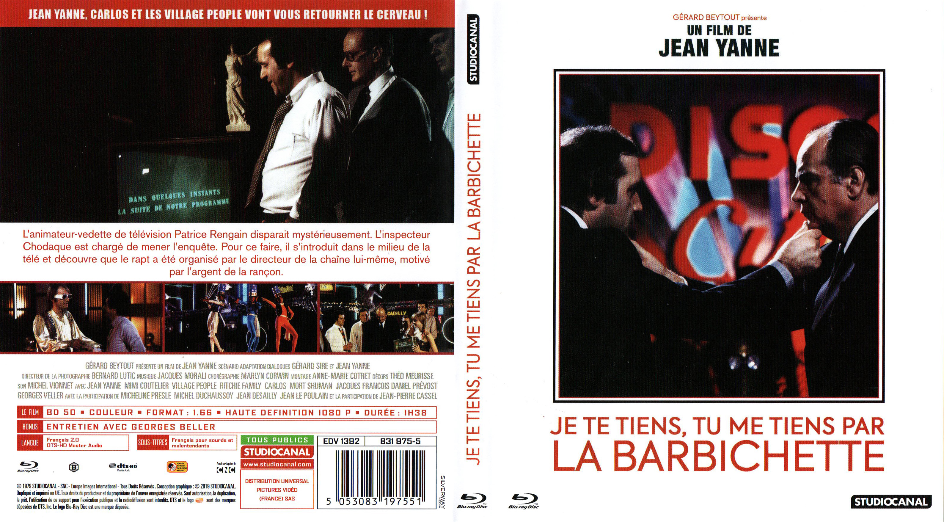 Jaquette DVD Je te tiens, tu me tiens par la barbichette (BLU-RAY)