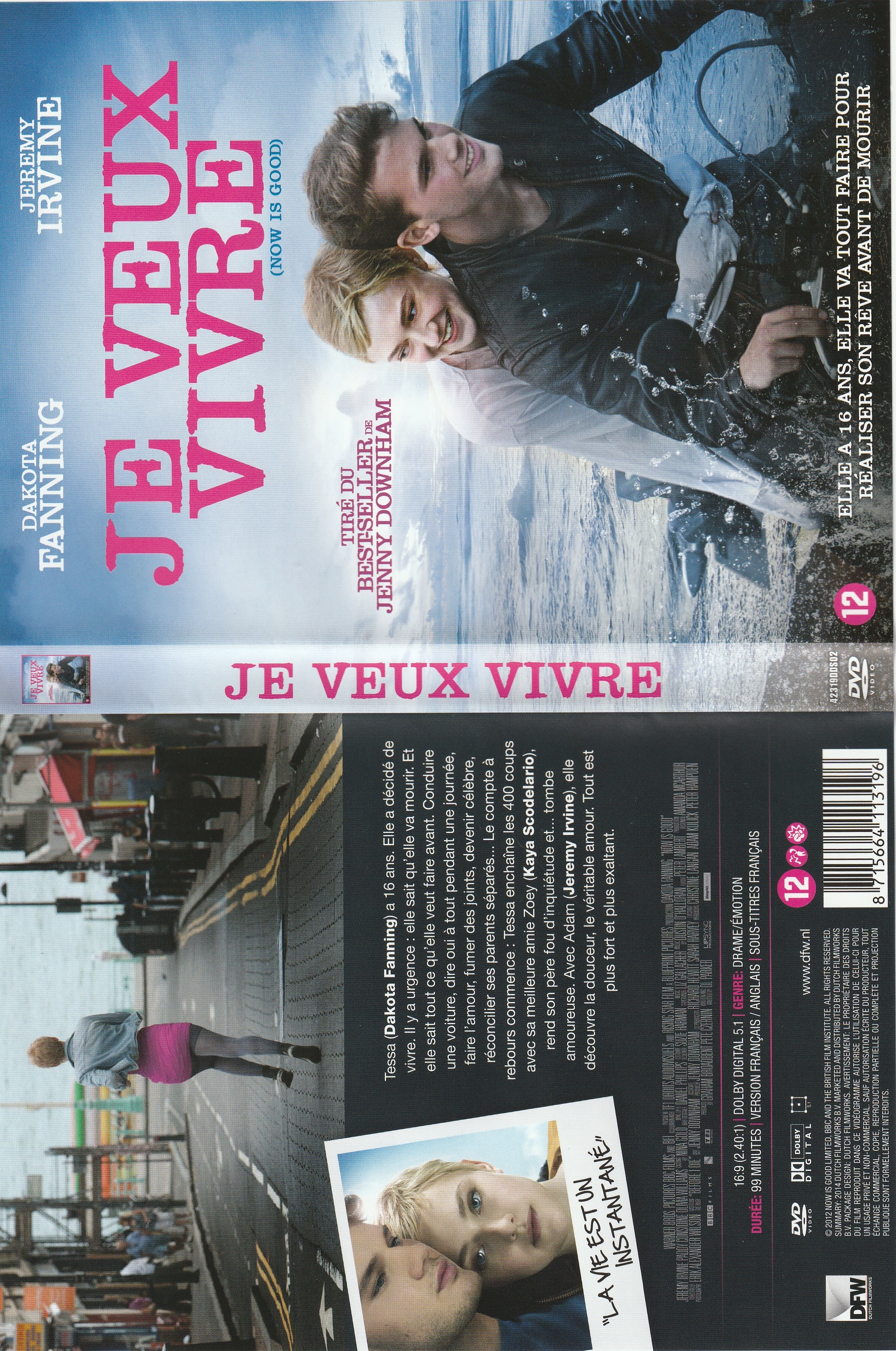 Jaquette DVD Je veux vivre