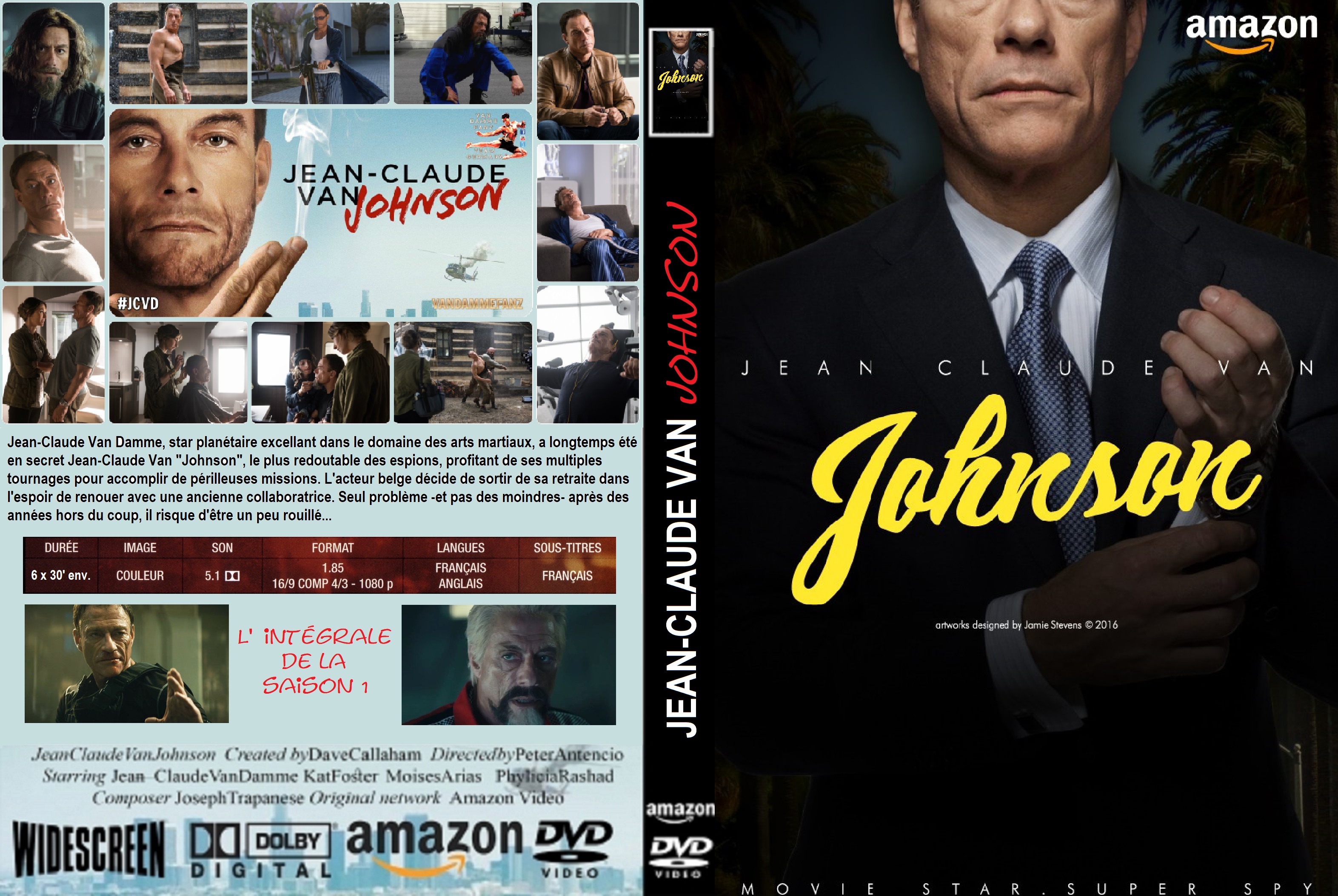 Jaquette DVD Jean Claude Van Johnson saison 1 custom