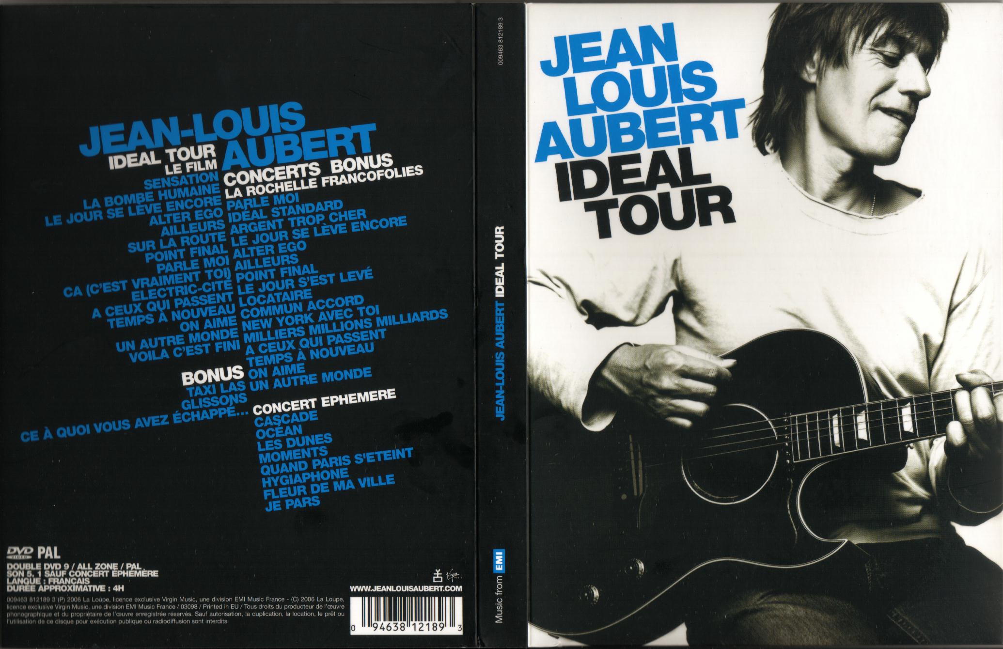 Jaquette DVD Jean-Louis Aubert  Idal Tour