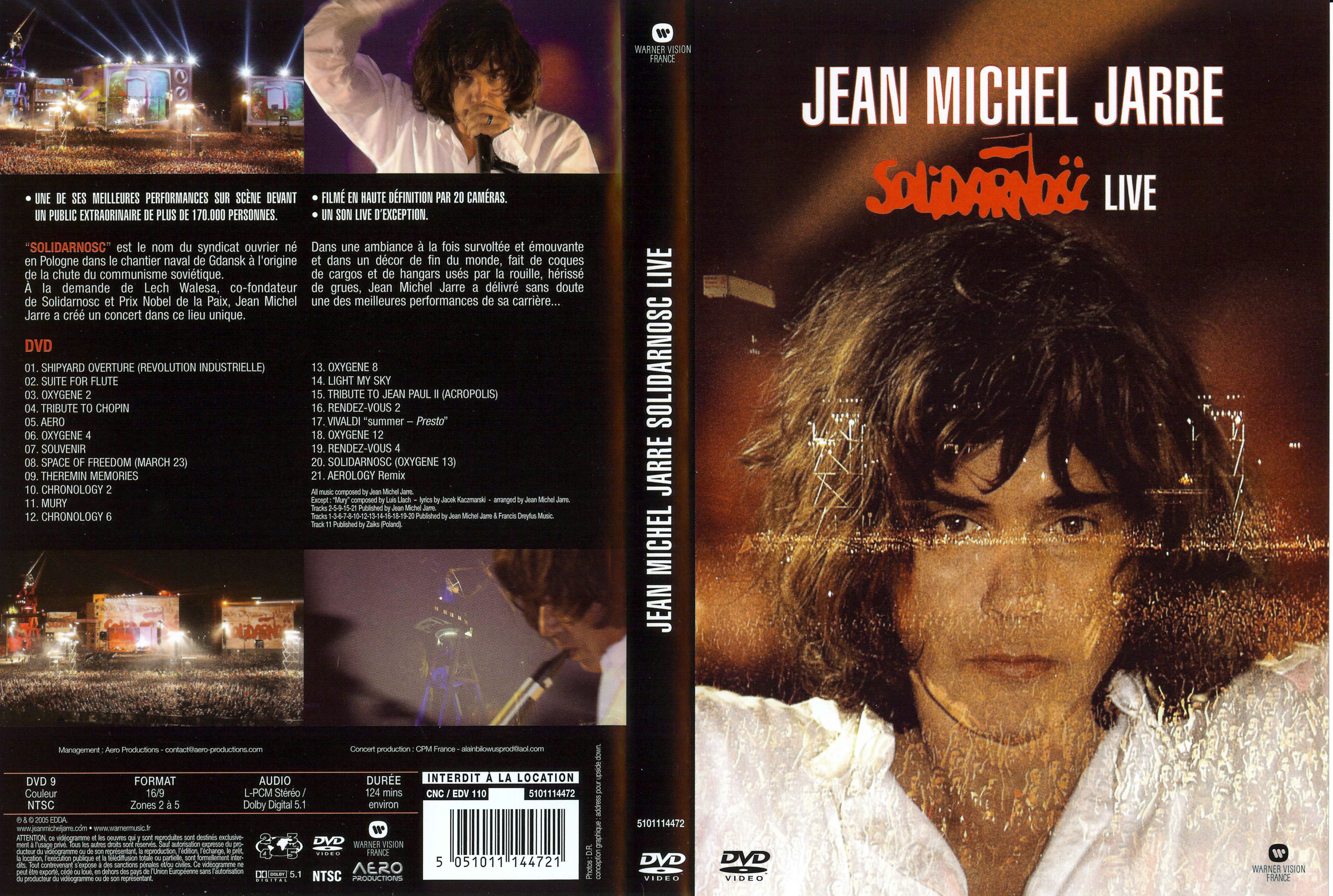 Jaquette DVD Jean-Michel Jarre - Solidarnosc live