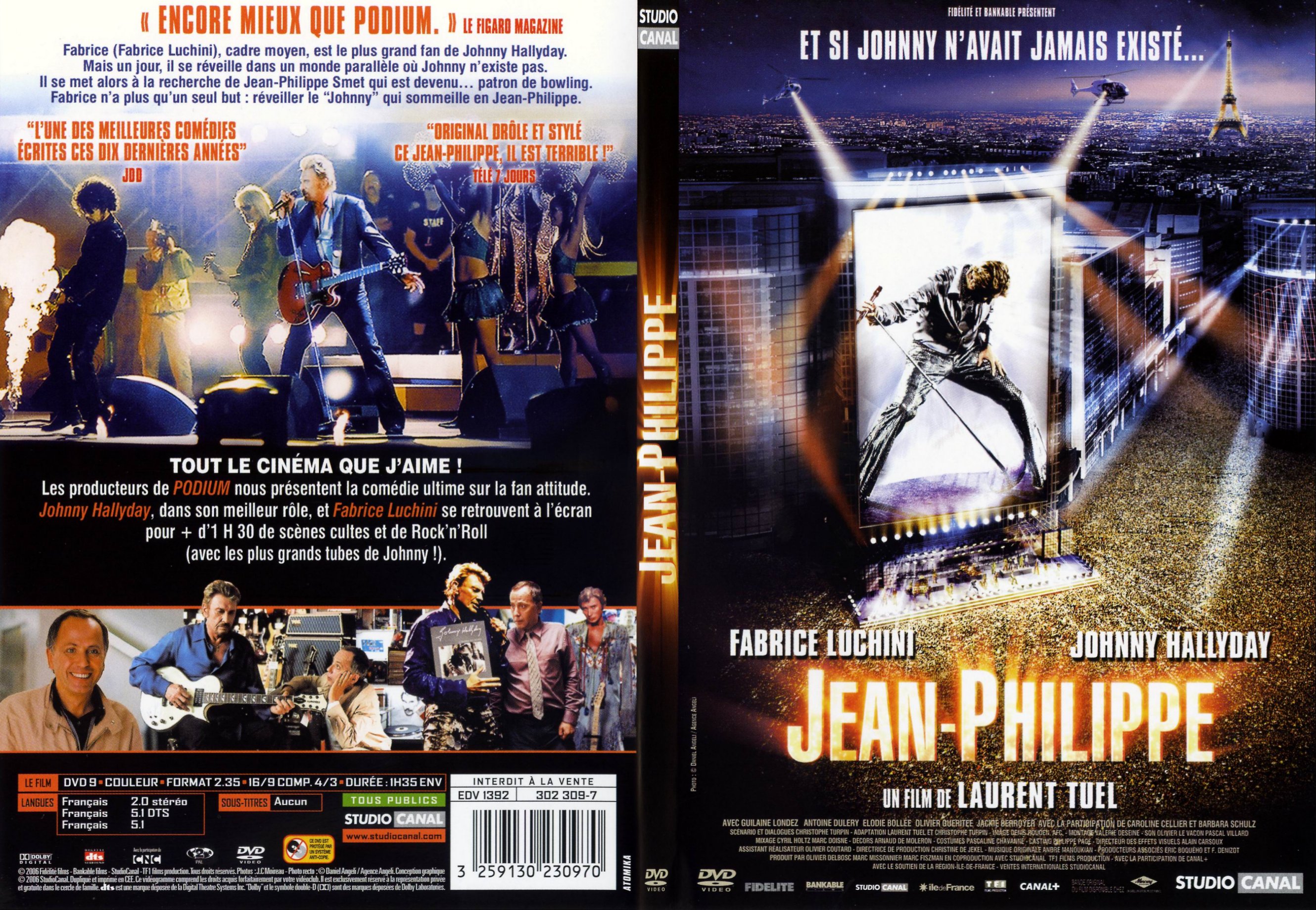 Jaquette DVD Jean-Philippe - SLIM