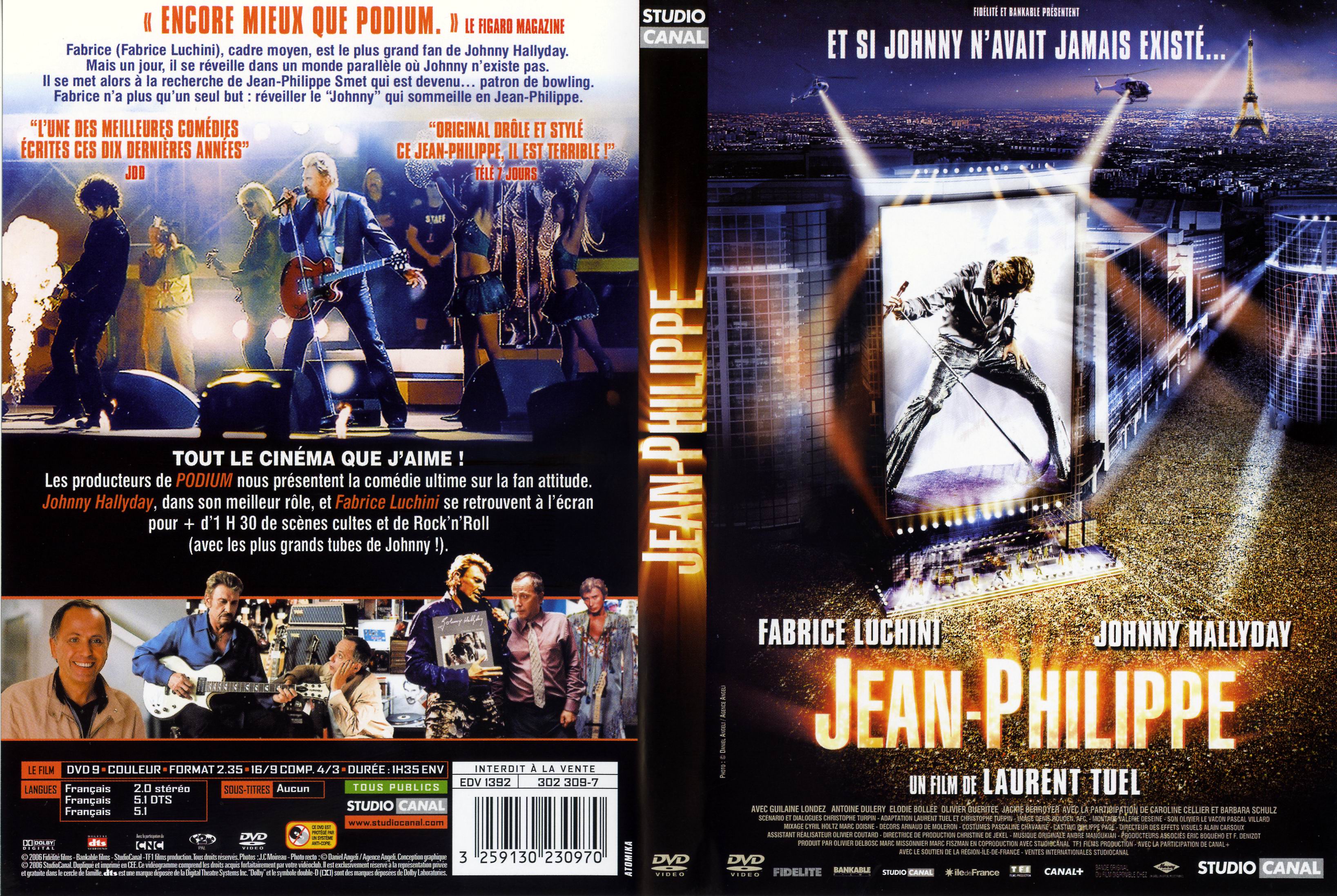 Jaquette DVD Jean-Philippe v2