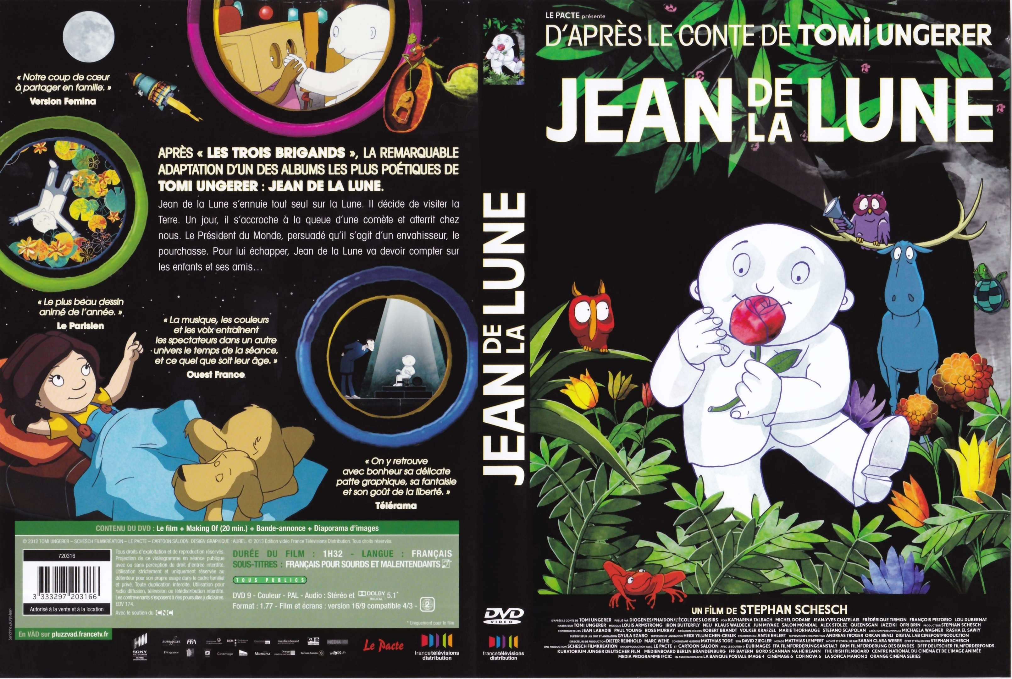 Jaquette DVD Jean de la Lune
