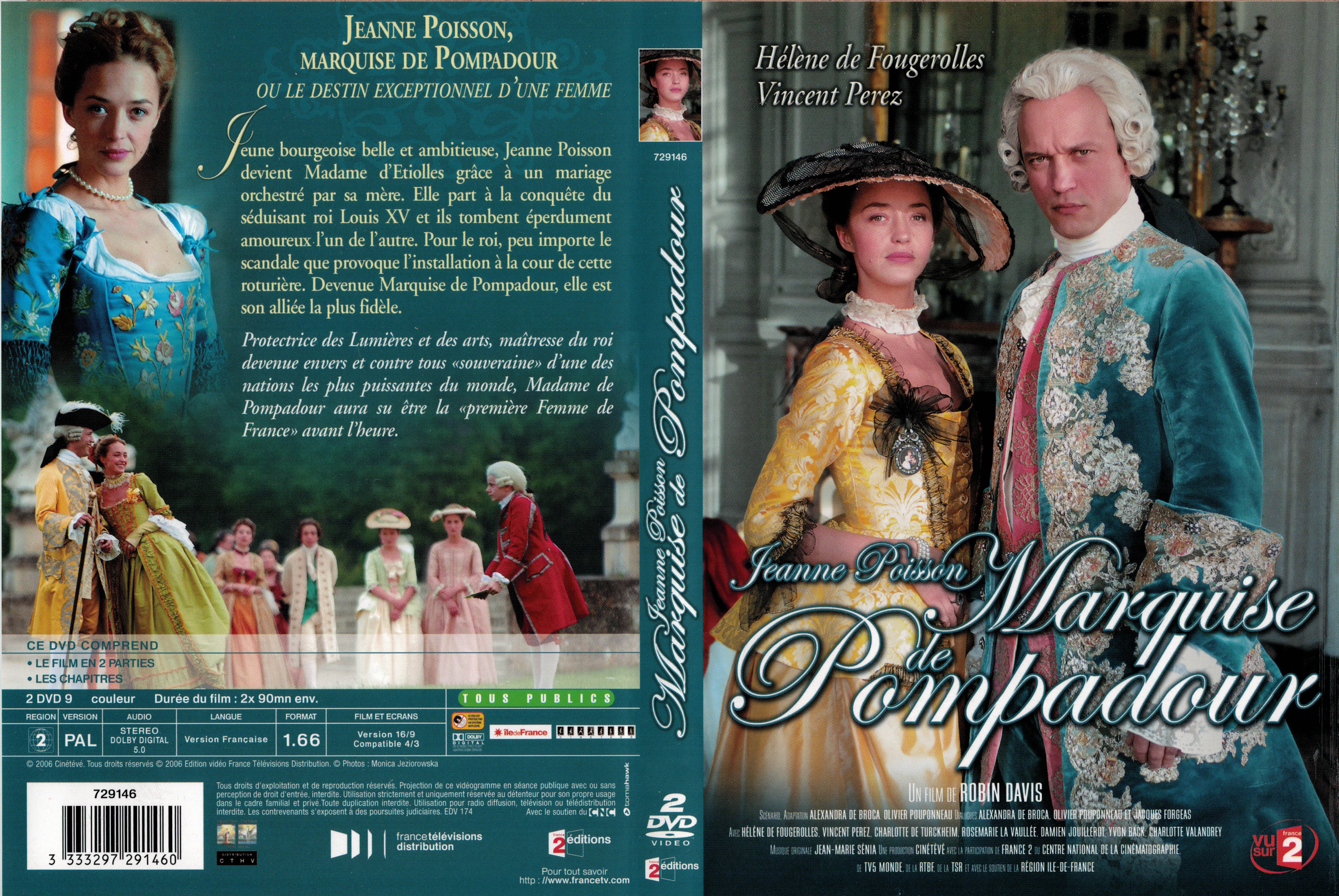 Jaquette DVD Jeanne Poisson, Marquise de Pompadour