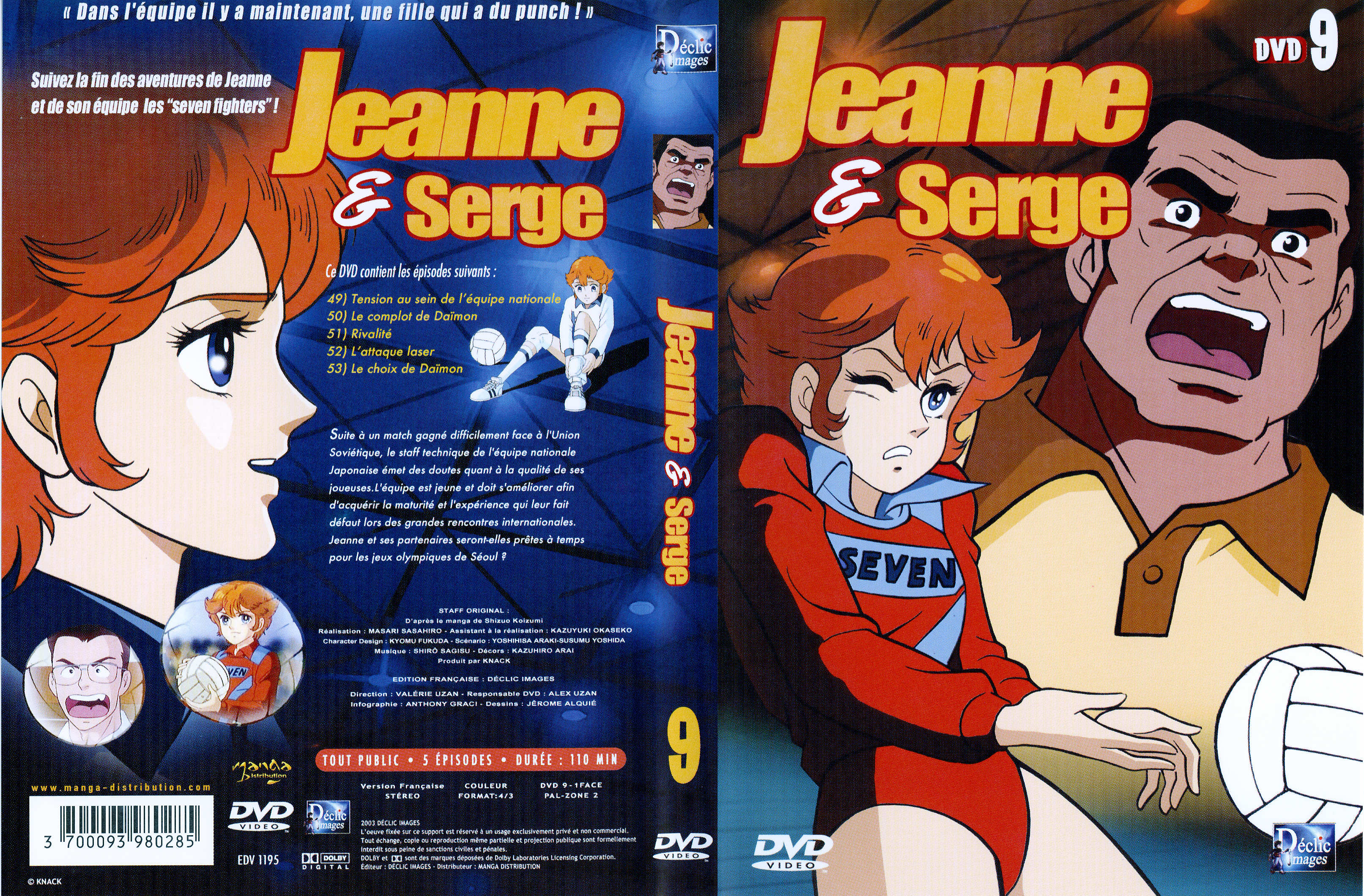 Jaquette DVD Jeanne et Serge vol 9