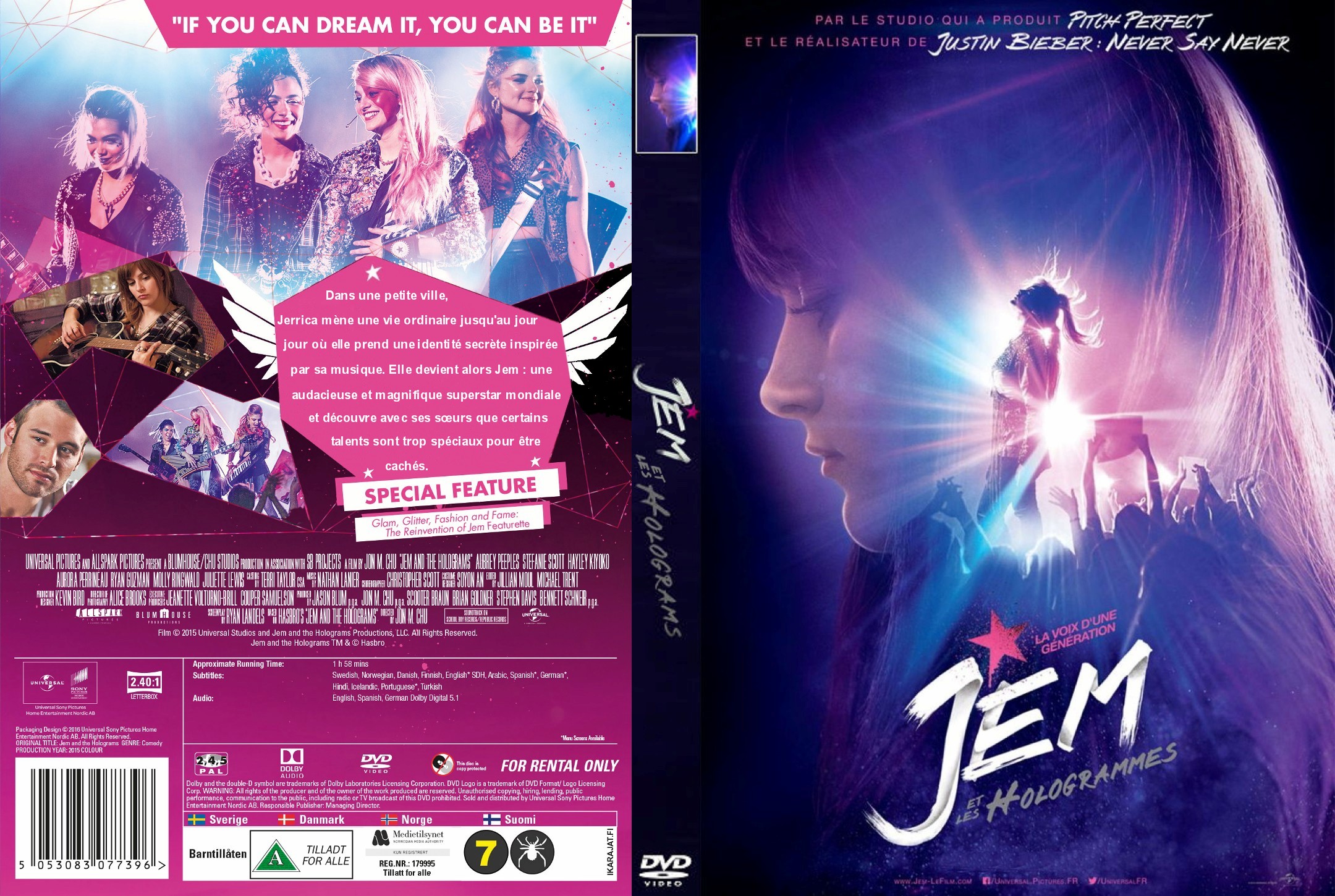 Jaquette DVD Jem et les Hologrammes custom