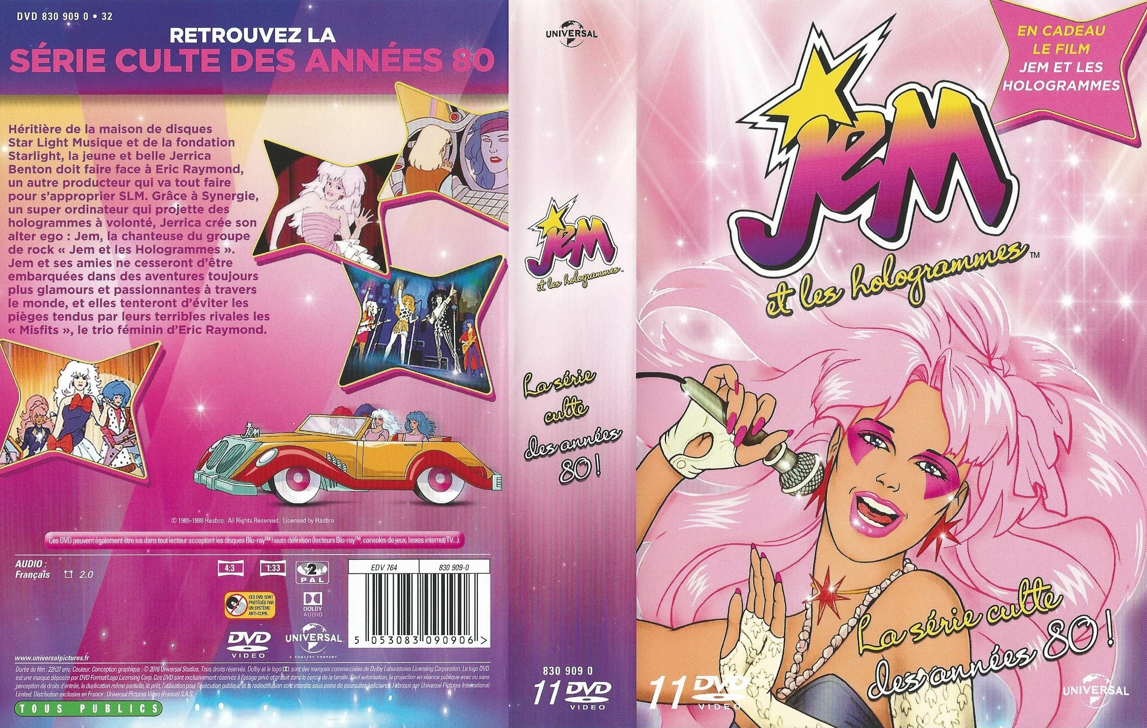 Jaquette DVD Jem et les hologrammes COFFRET