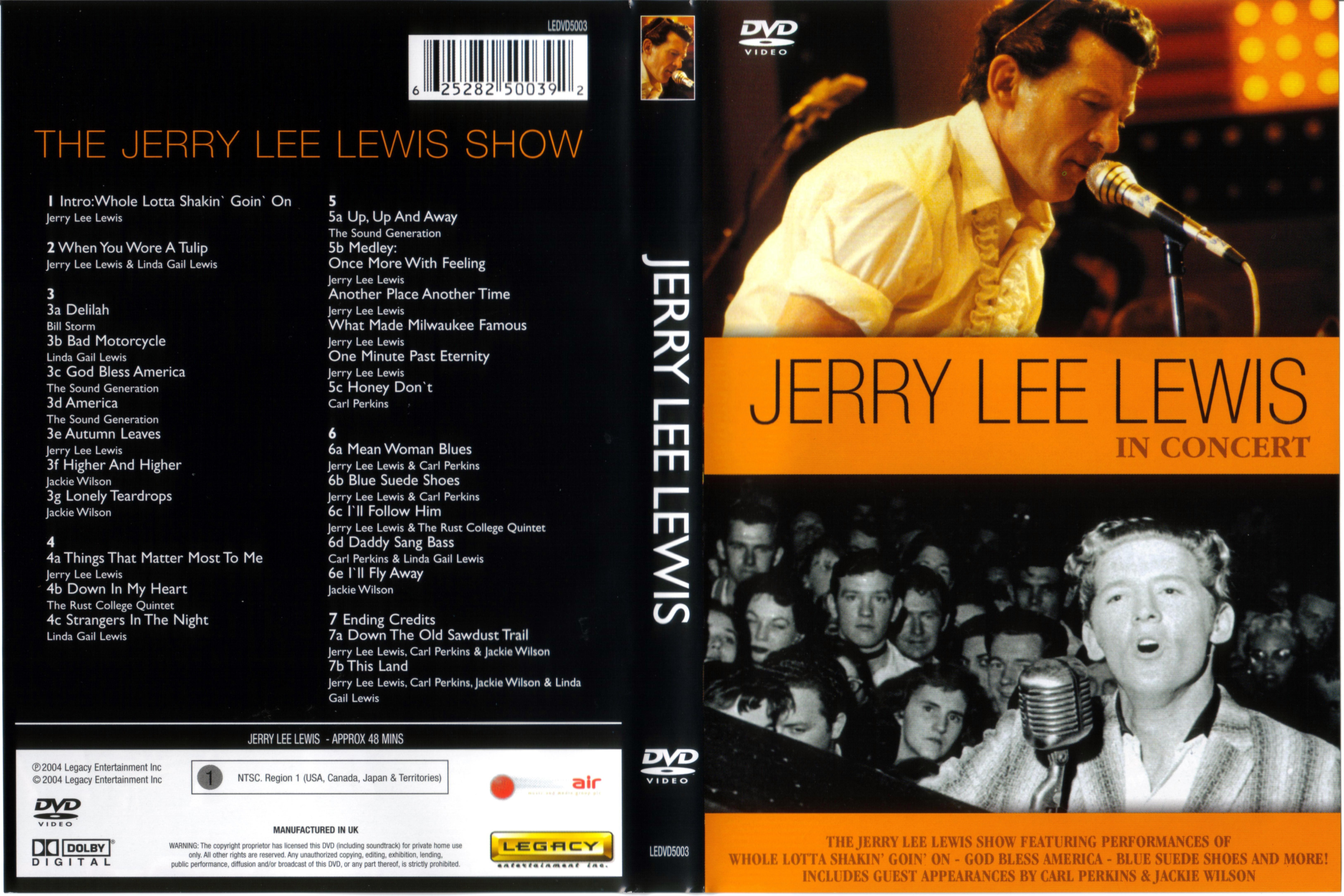 Jaquette DVD Jerry Lee Lewis in concert