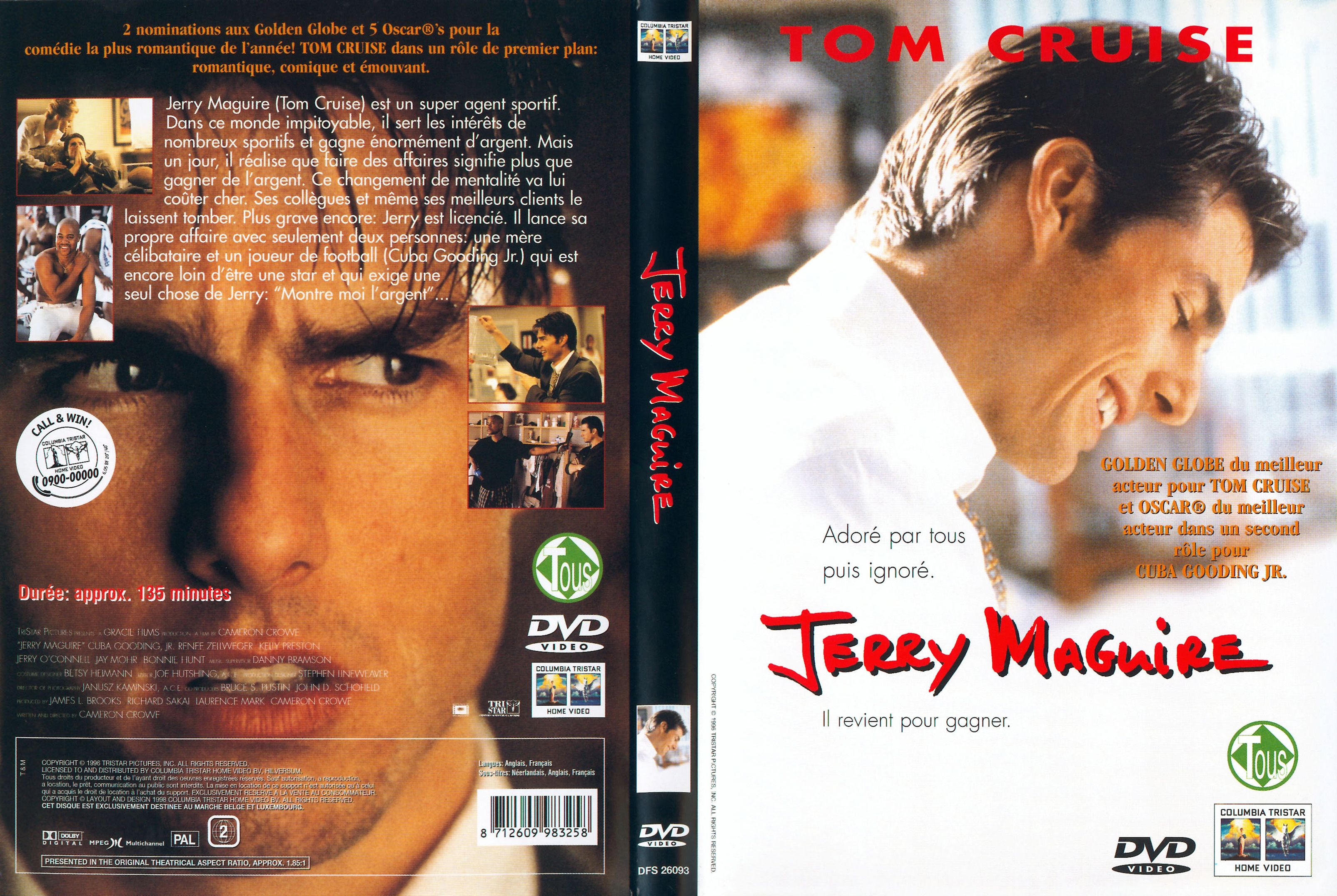 Jaquette DVD Jerry Maguire