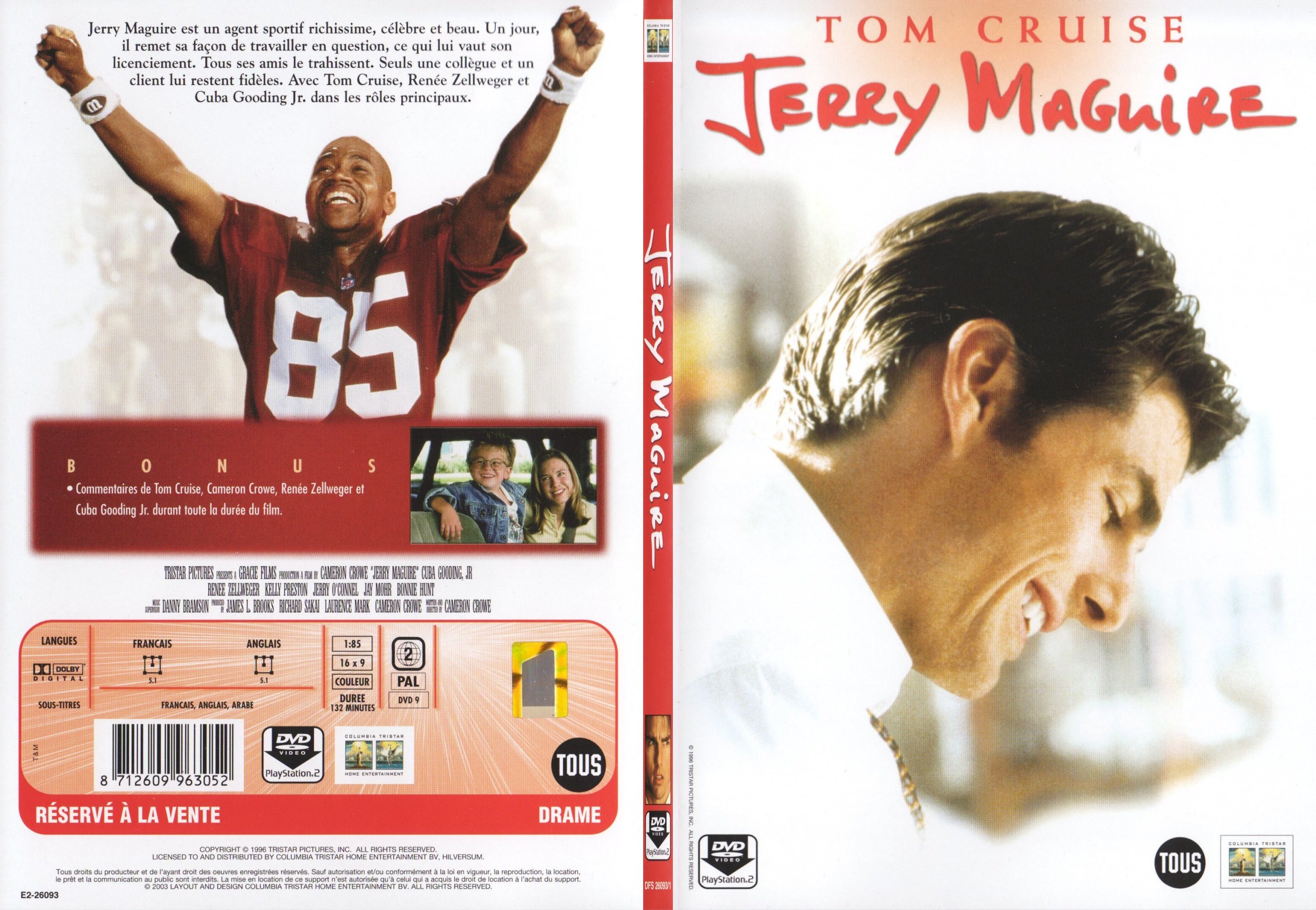 Jaquette DVD Jerry Maguire - SLIM