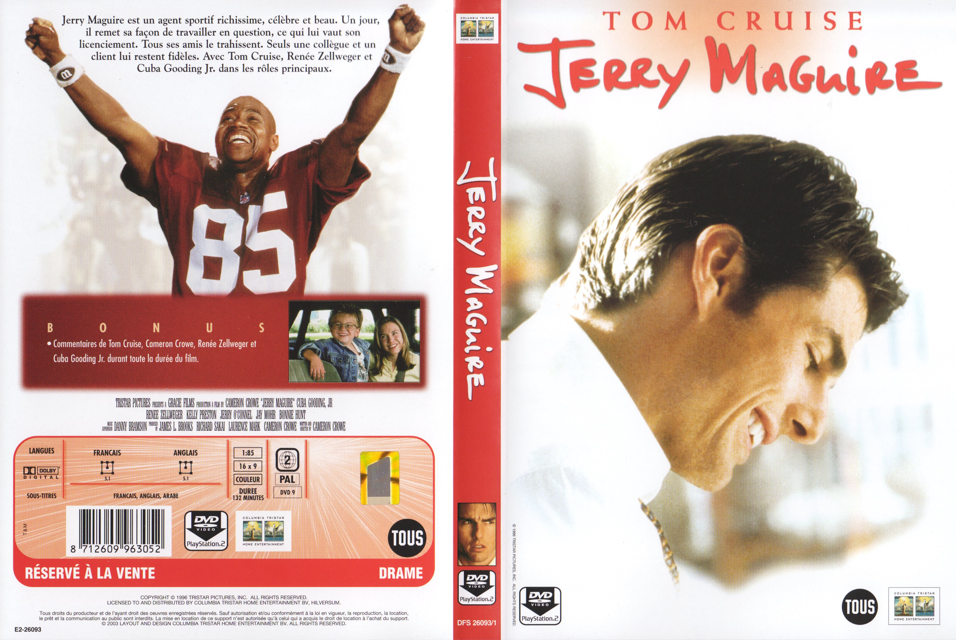 Jaquette DVD Jerry Maguire v2
