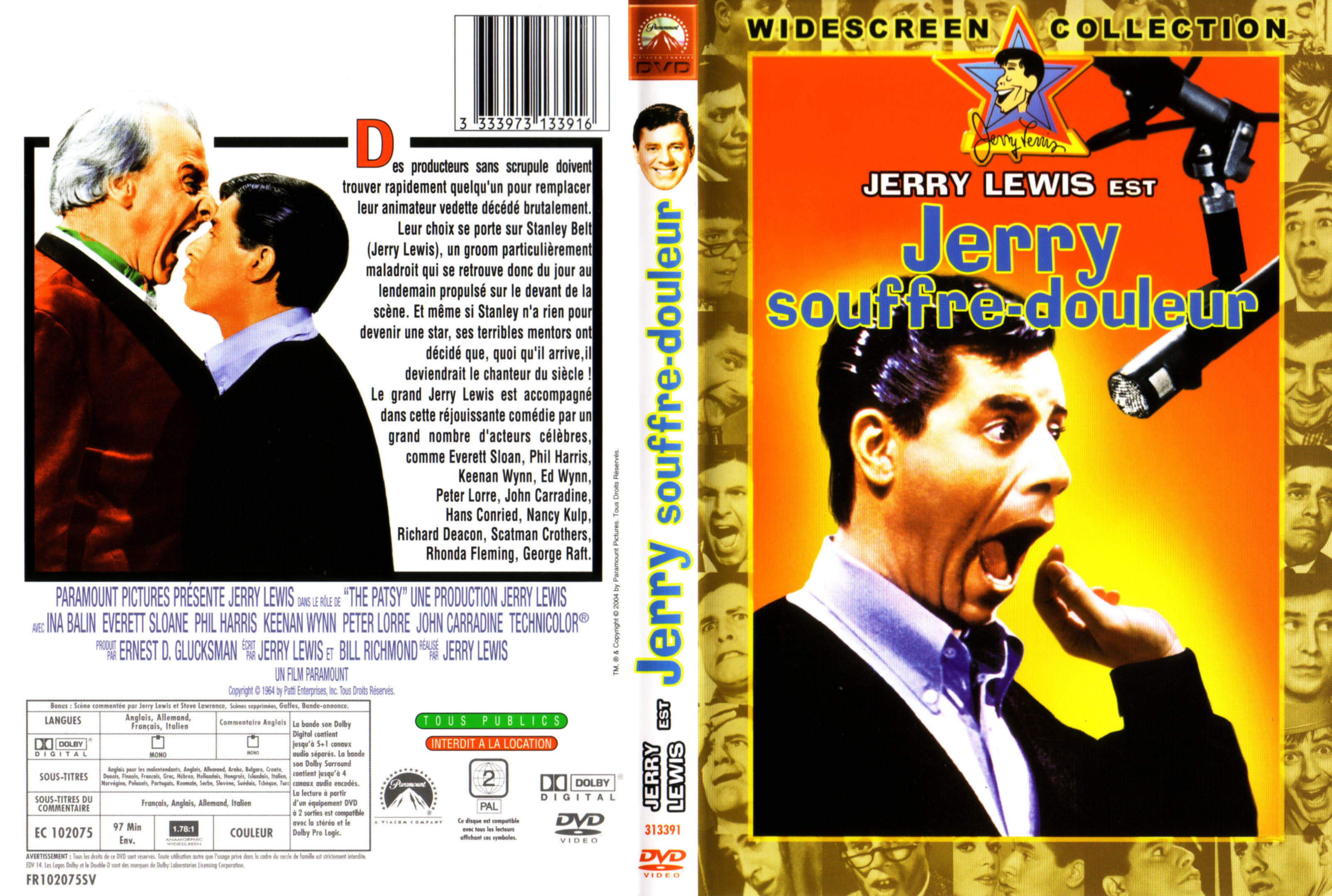 Jaquette DVD Jerry souffre-douleur v2