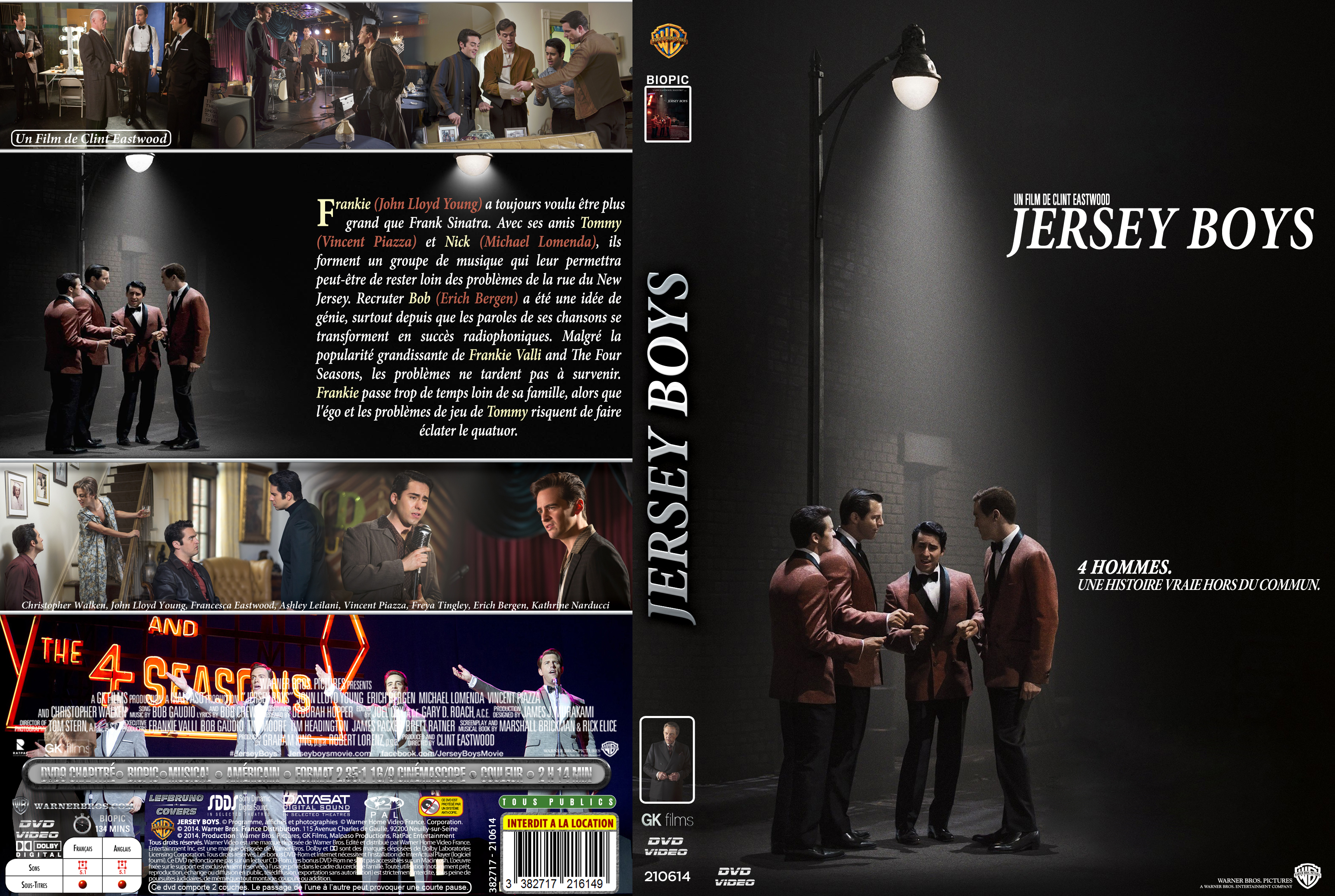 Jaquette DVD Jersey Boys custom