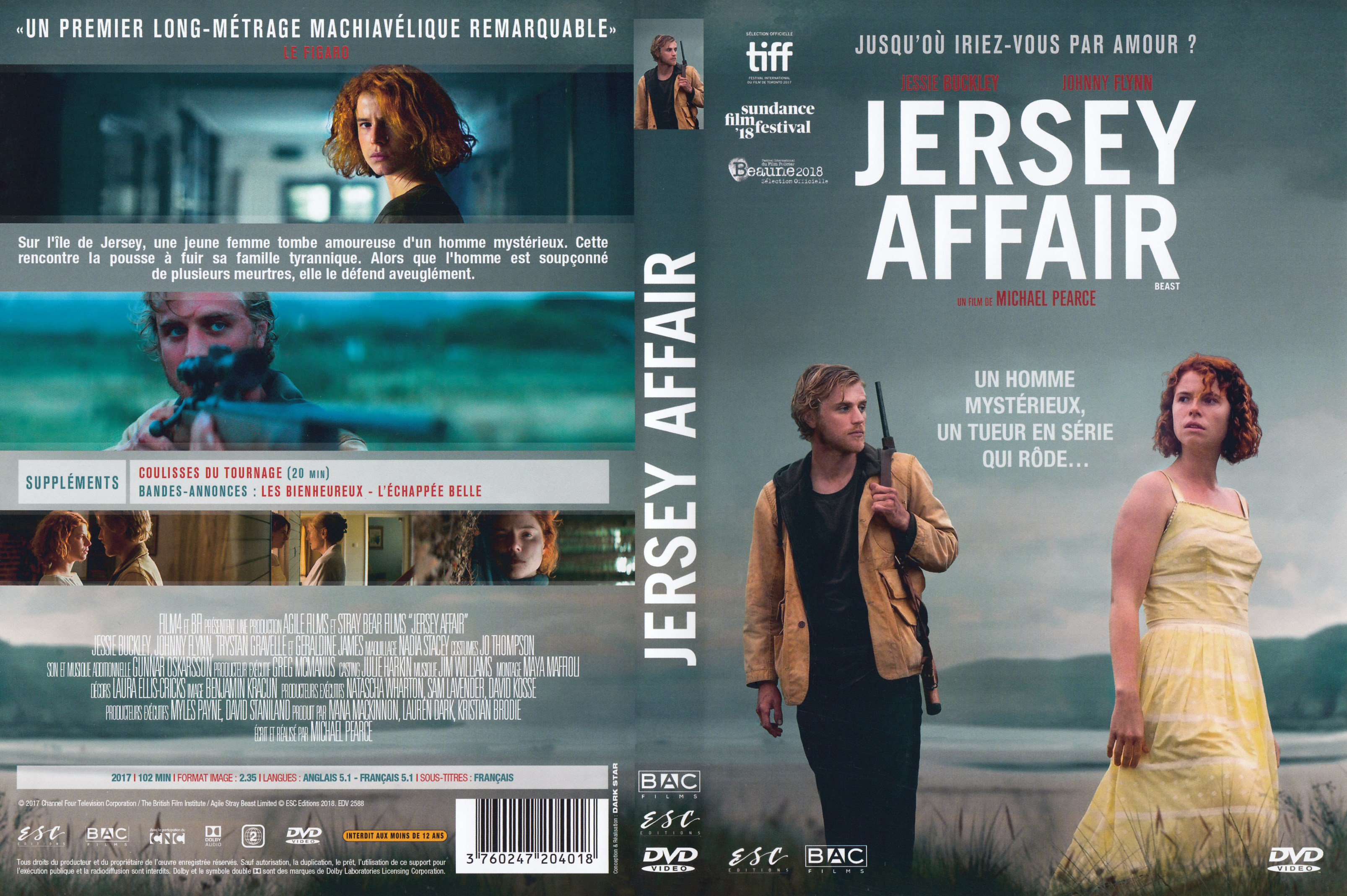 Jaquette DVD Jersey affair