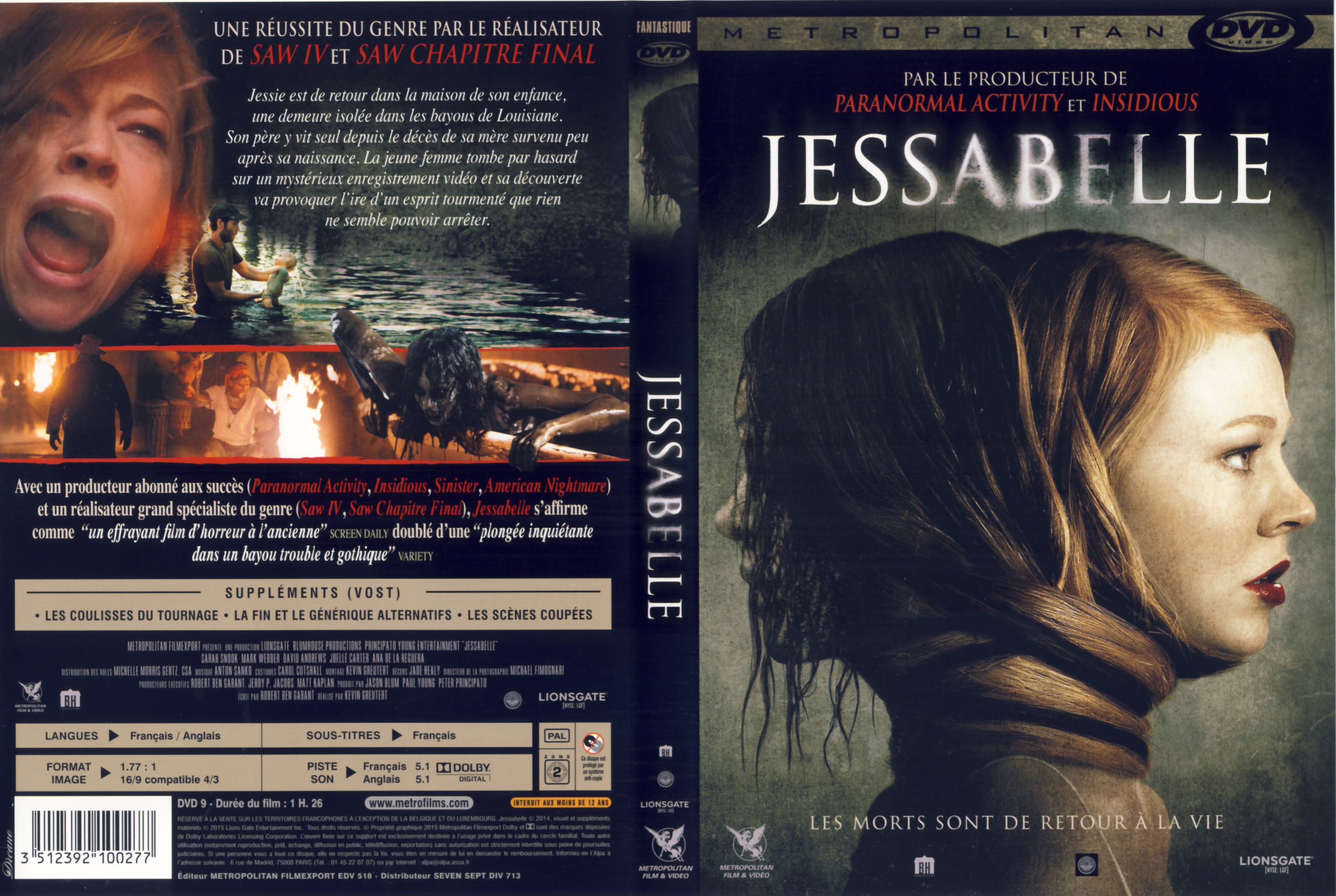 Jaquette DVD Jessabelle