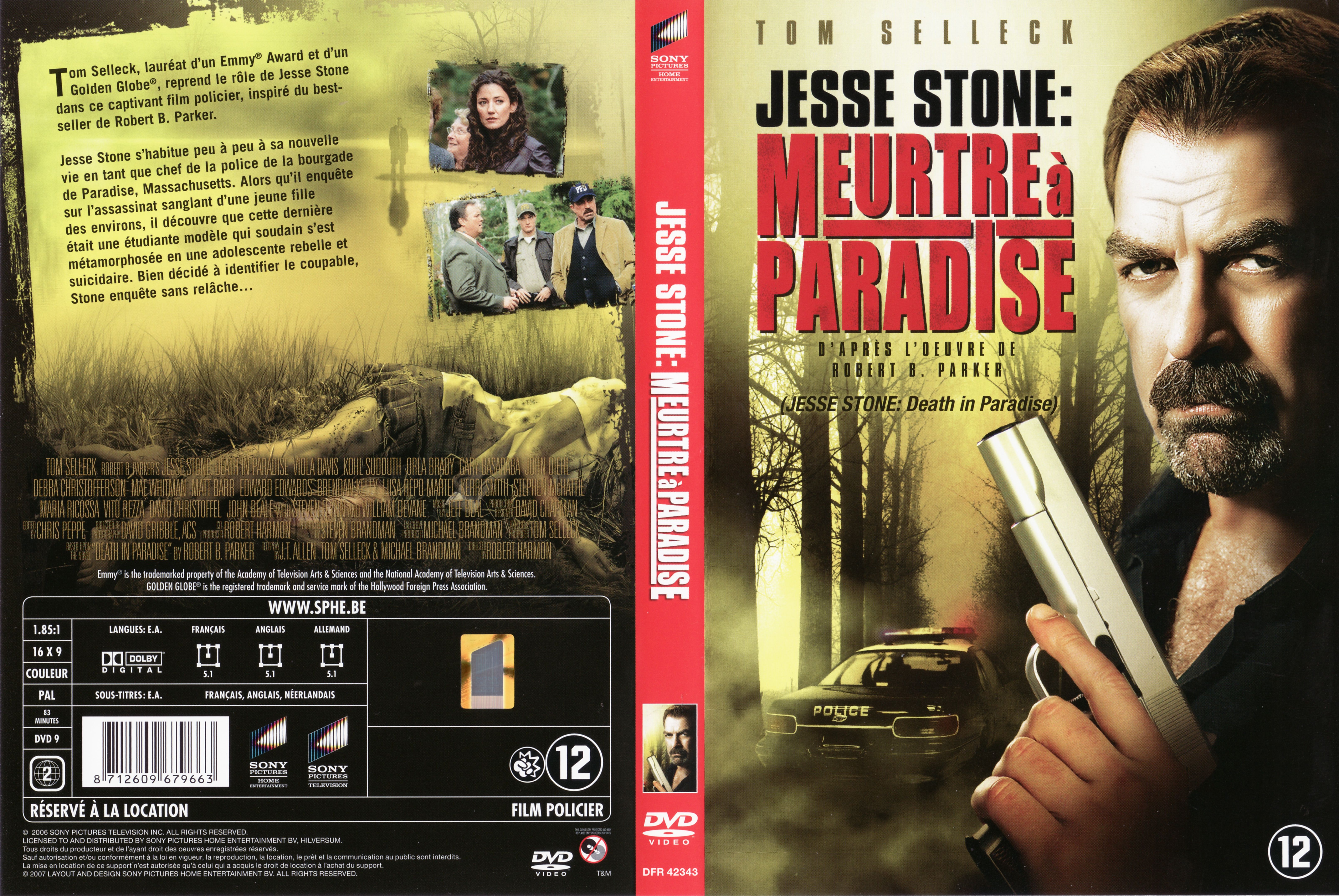 Jaquette DVD Jesse Stone - Meurtre  Paradise