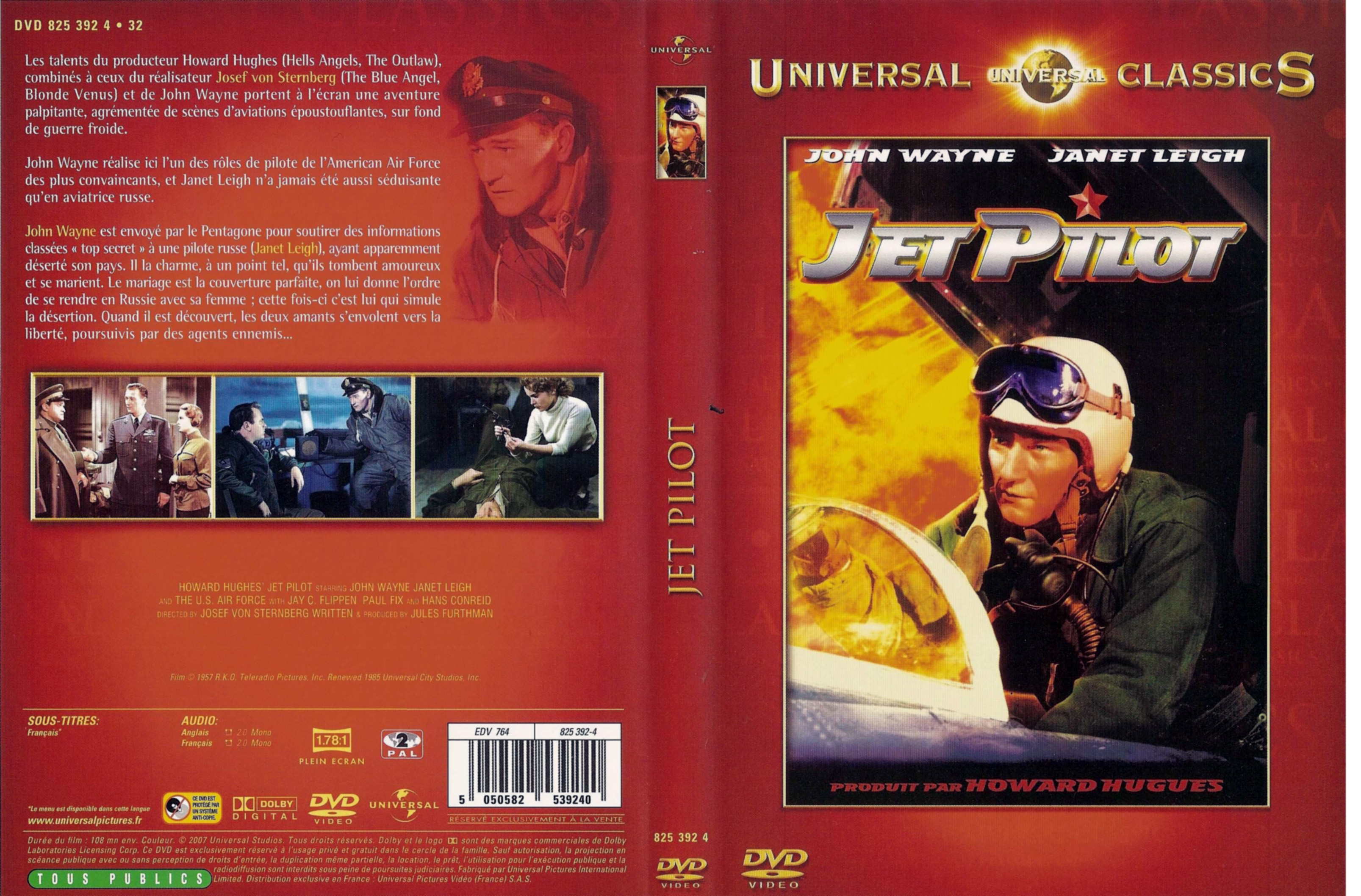 Jaquette DVD Jet pilot