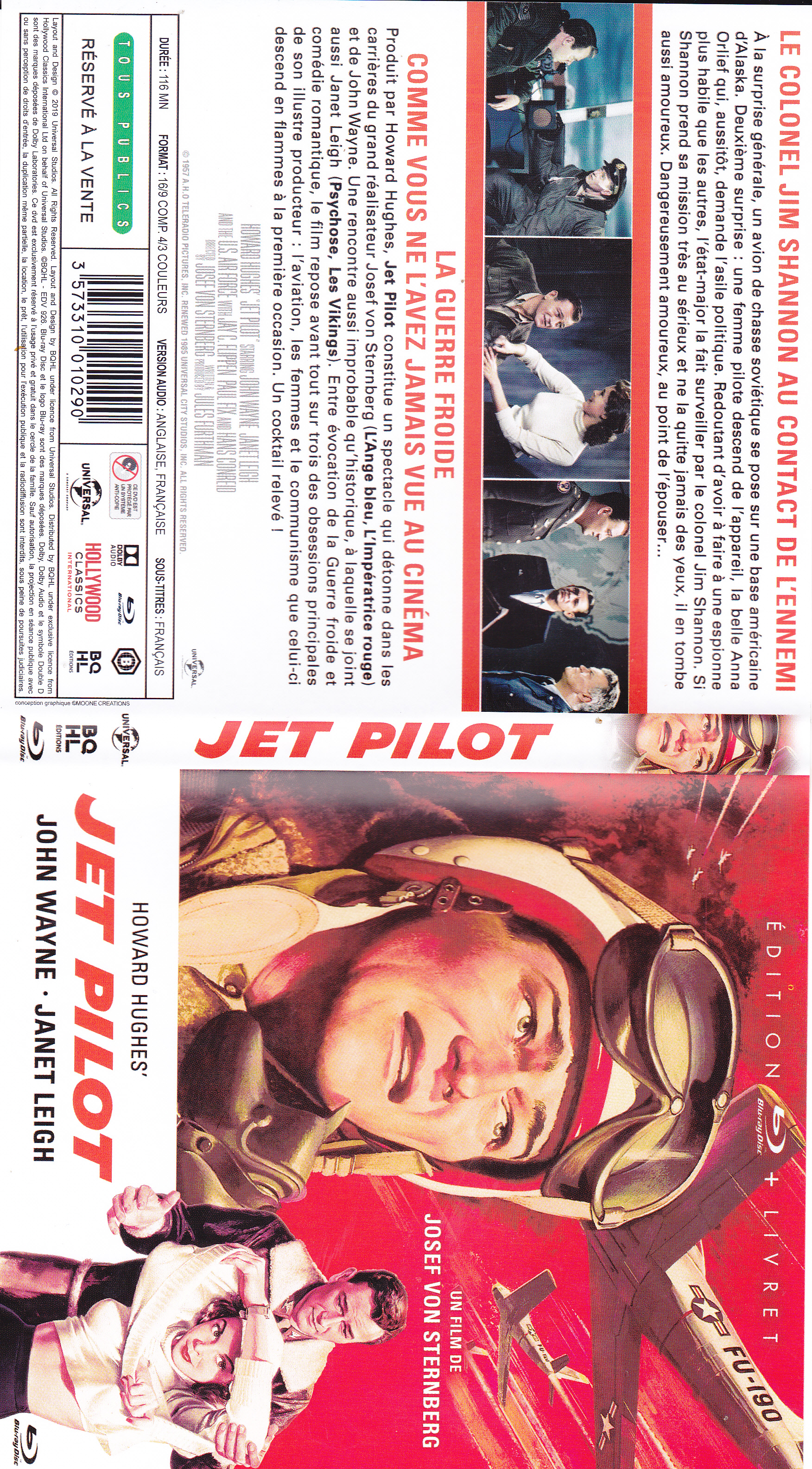 Jaquette DVD Jet pilot (BLU-RAY)