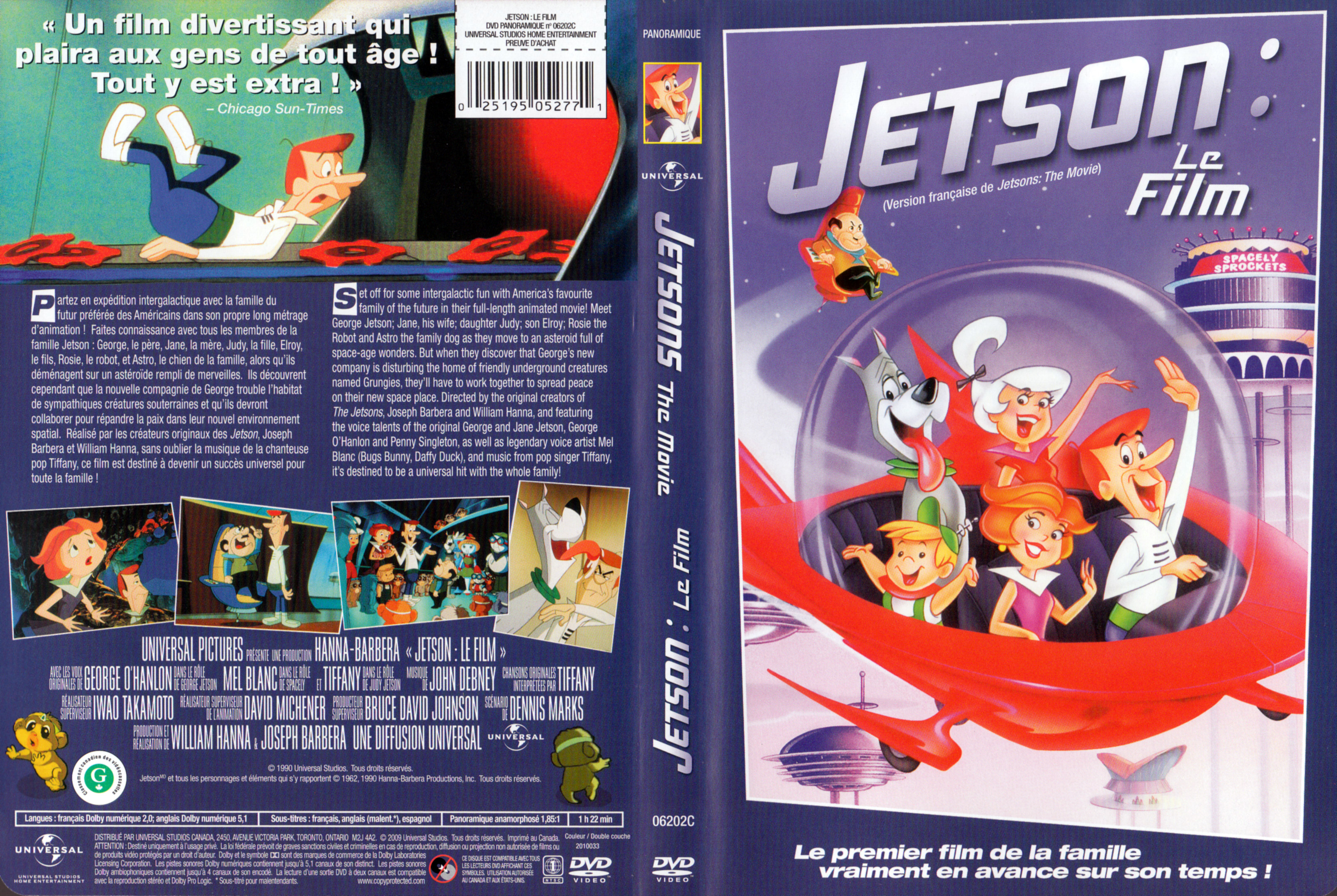Jaquette DVD Jetson le film