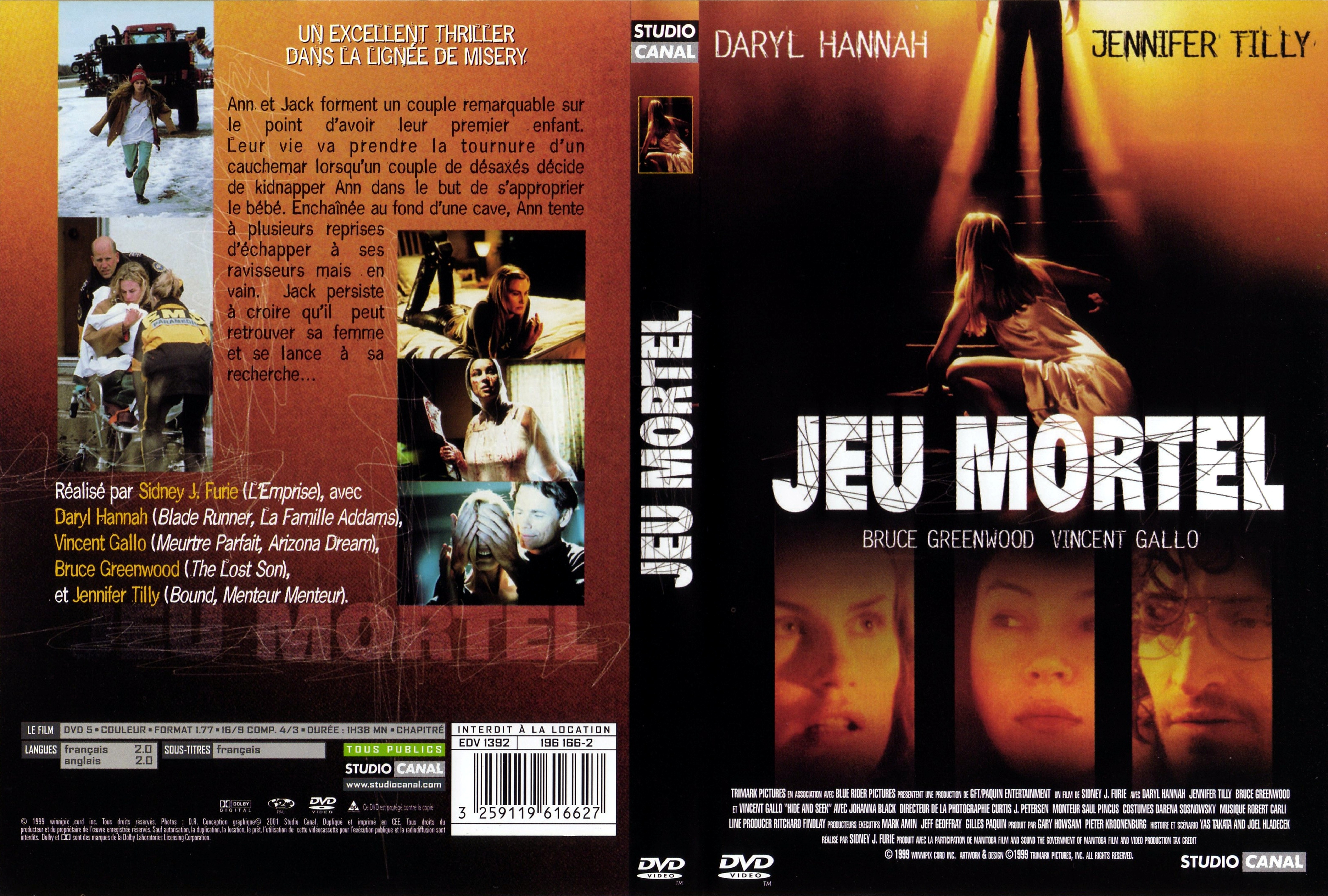 Jaquette DVD Jeu mortel