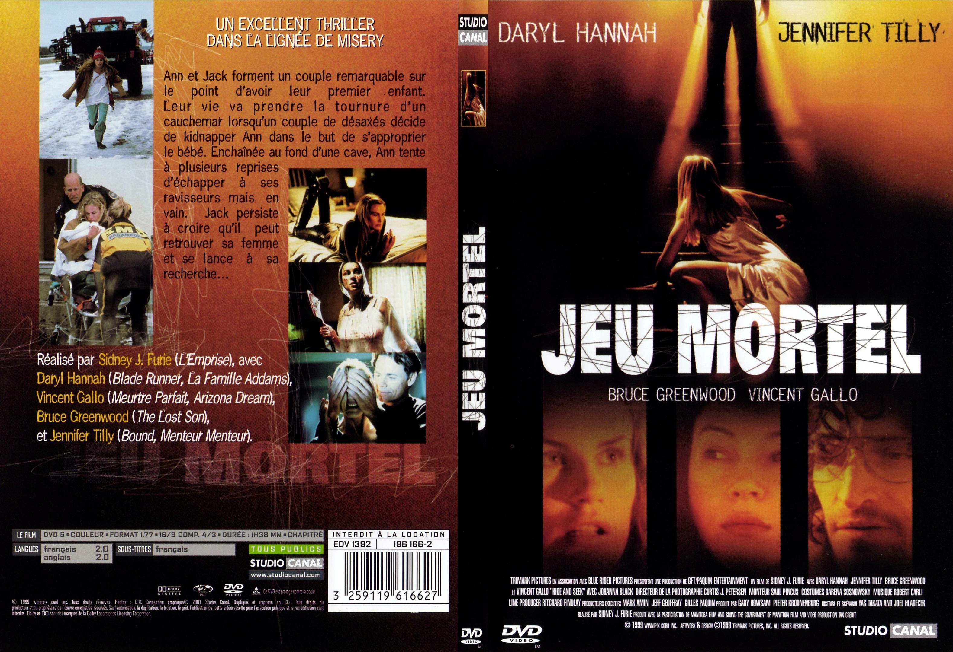 Jaquette DVD Jeu mortel - SLIM