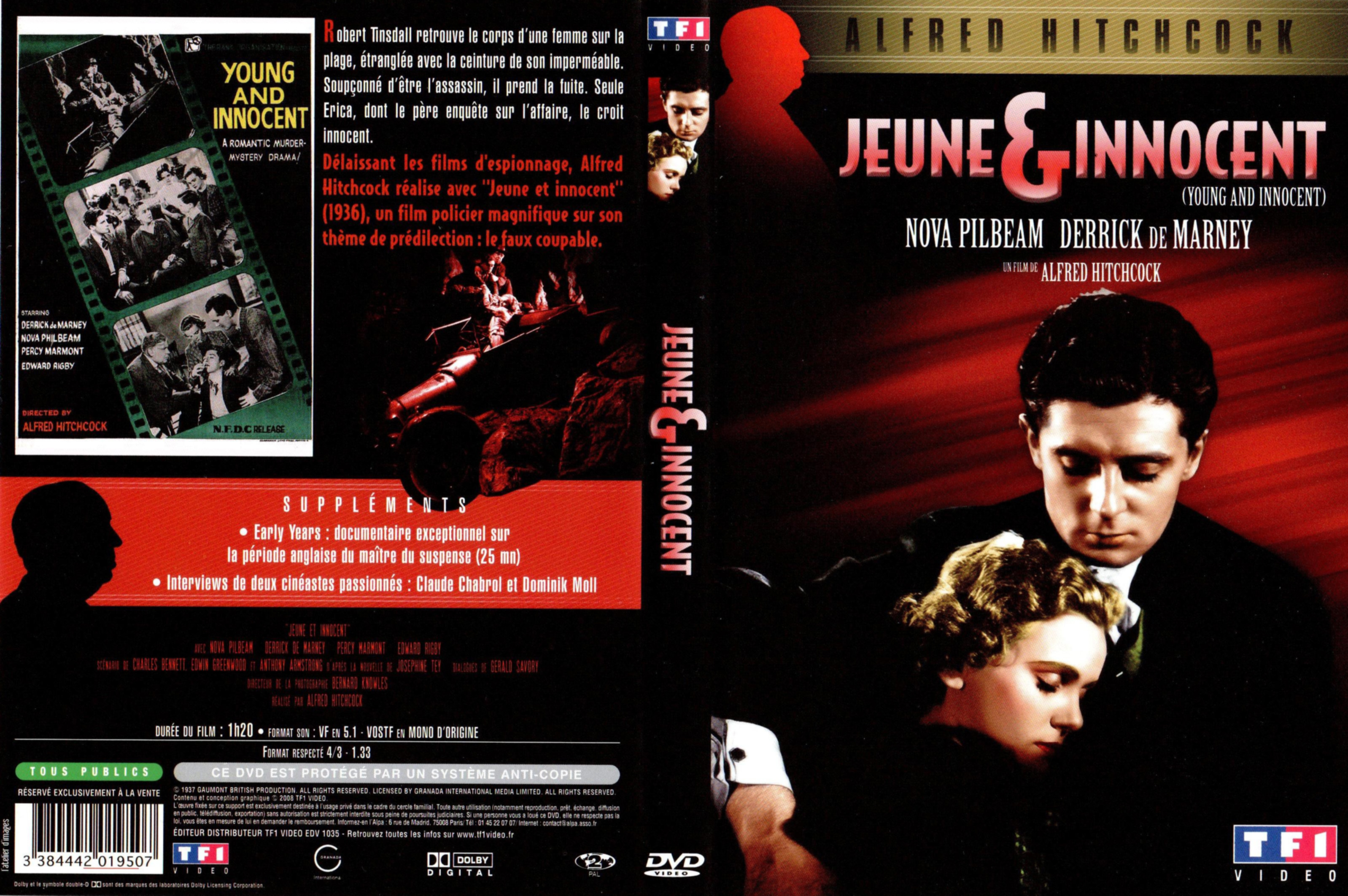 Jaquette DVD Jeune et innocent v2