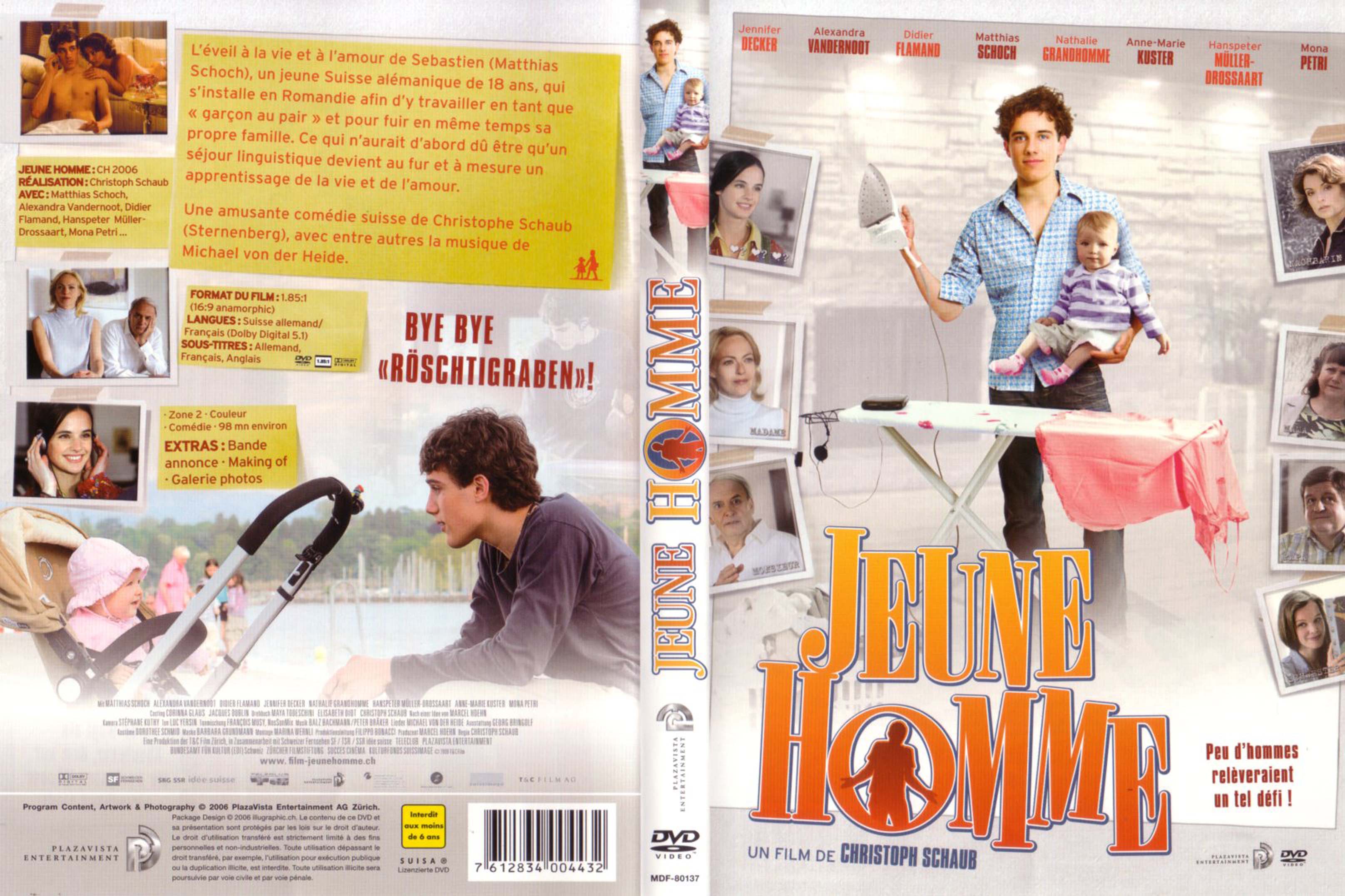 Jaquette DVD Jeune homme