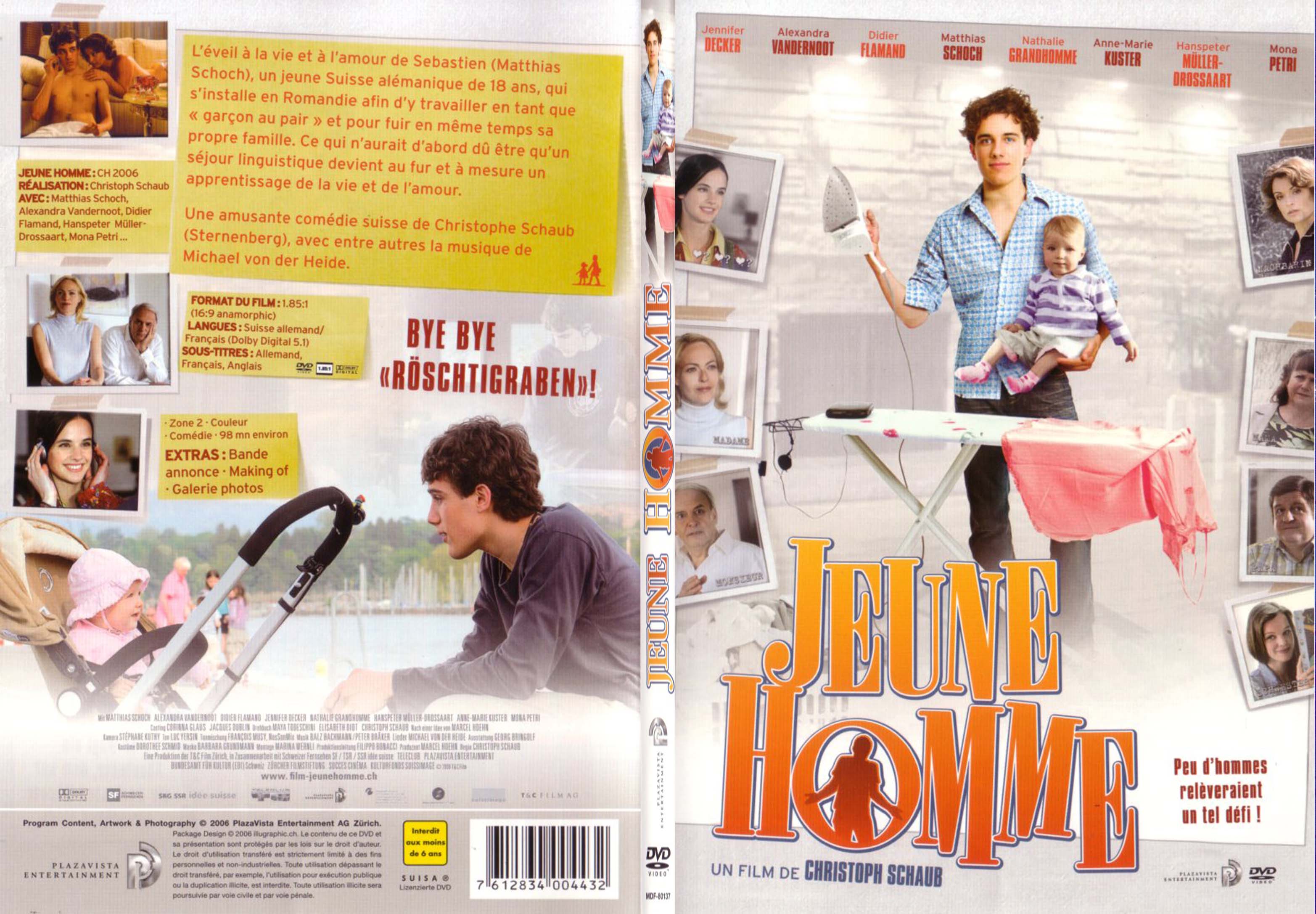 Jaquette DVD Jeune homme - SLIM