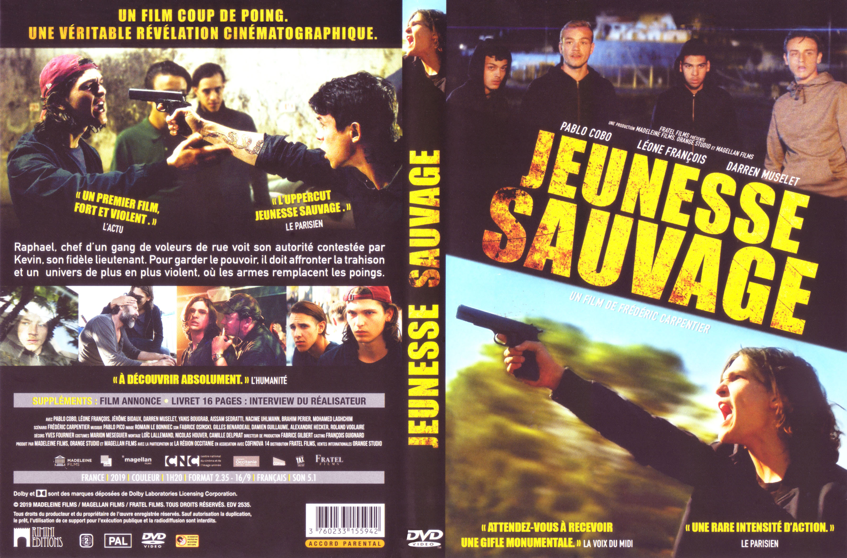 Jaquette DVD Jeunesse sauvage