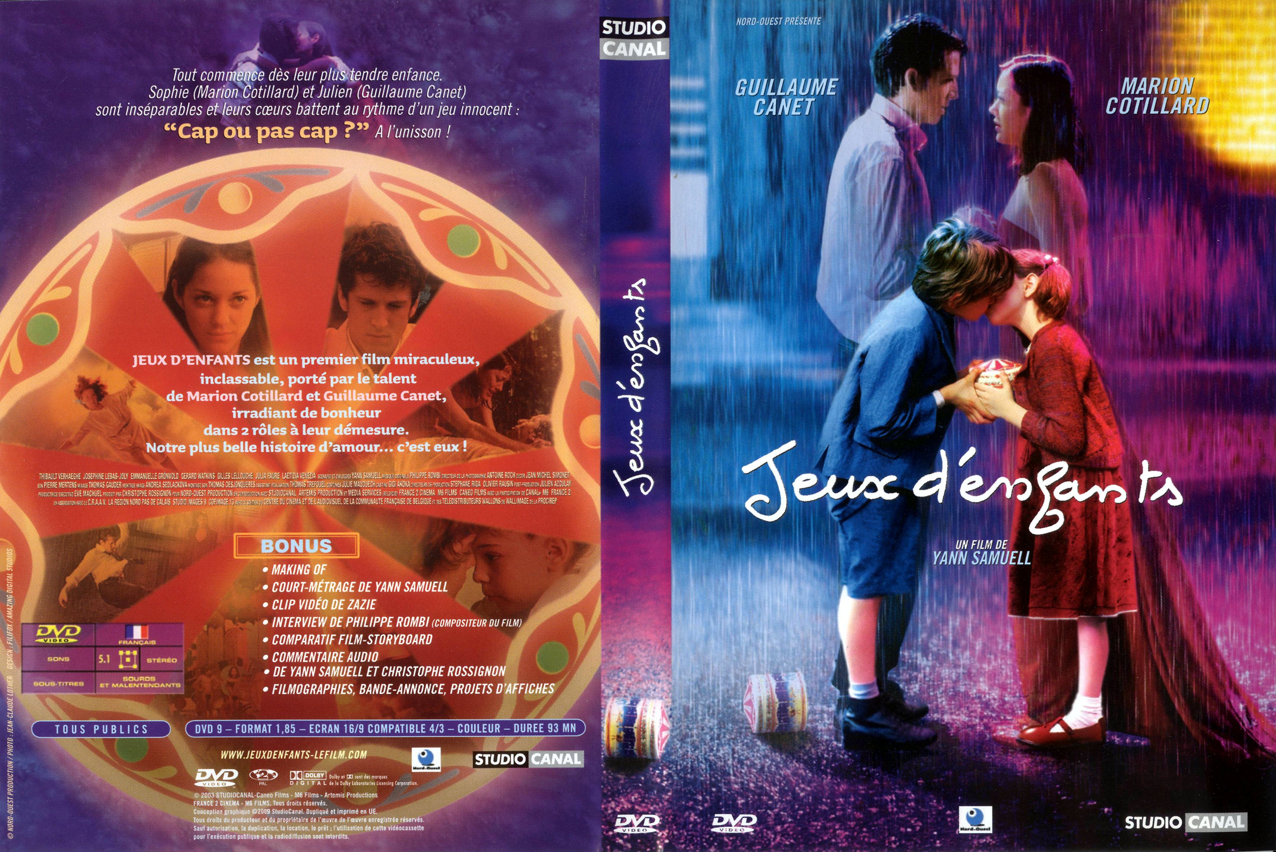 Jaquette DVD Jeux d