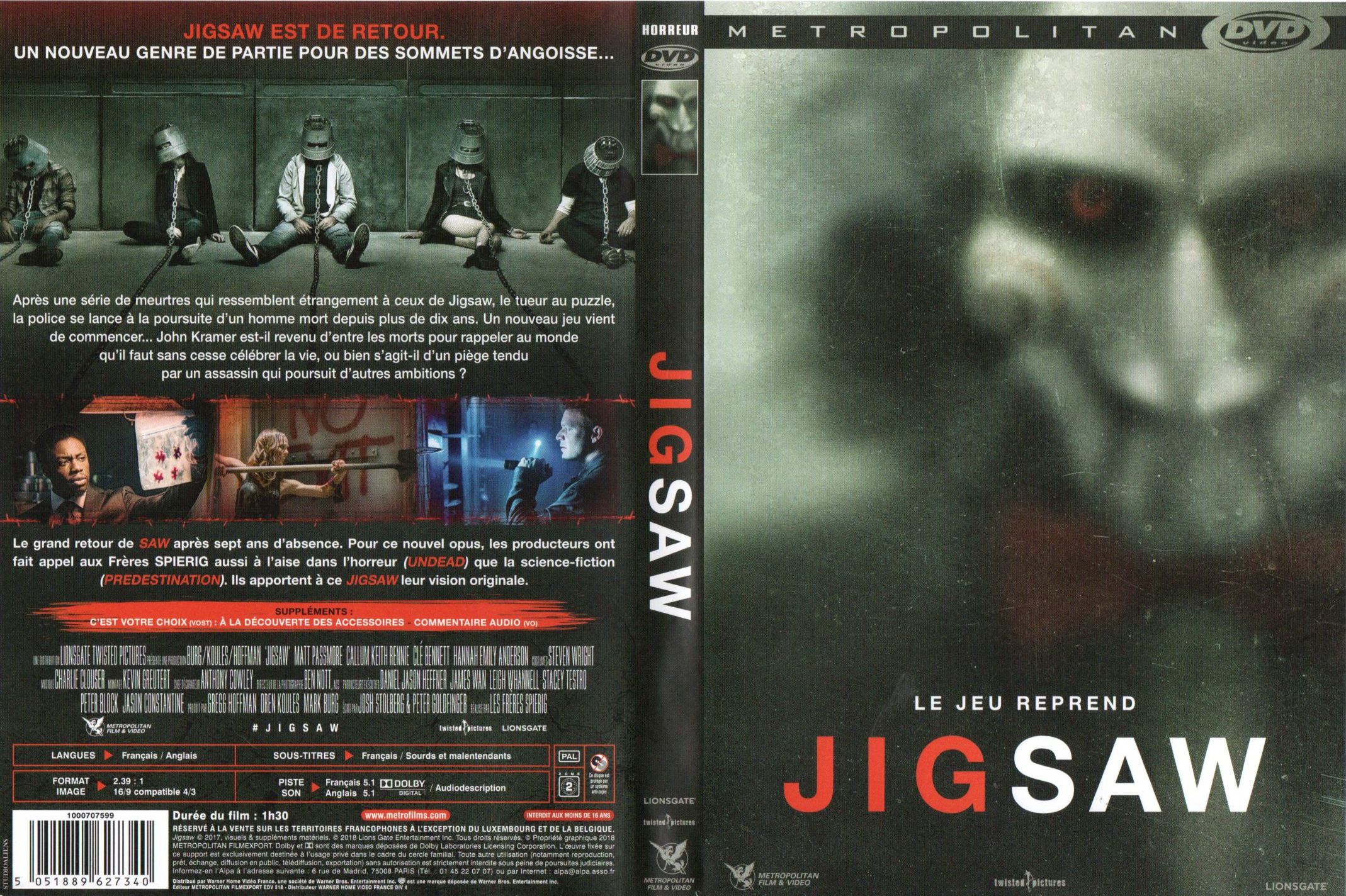 Jaquette DVD Jigsaw