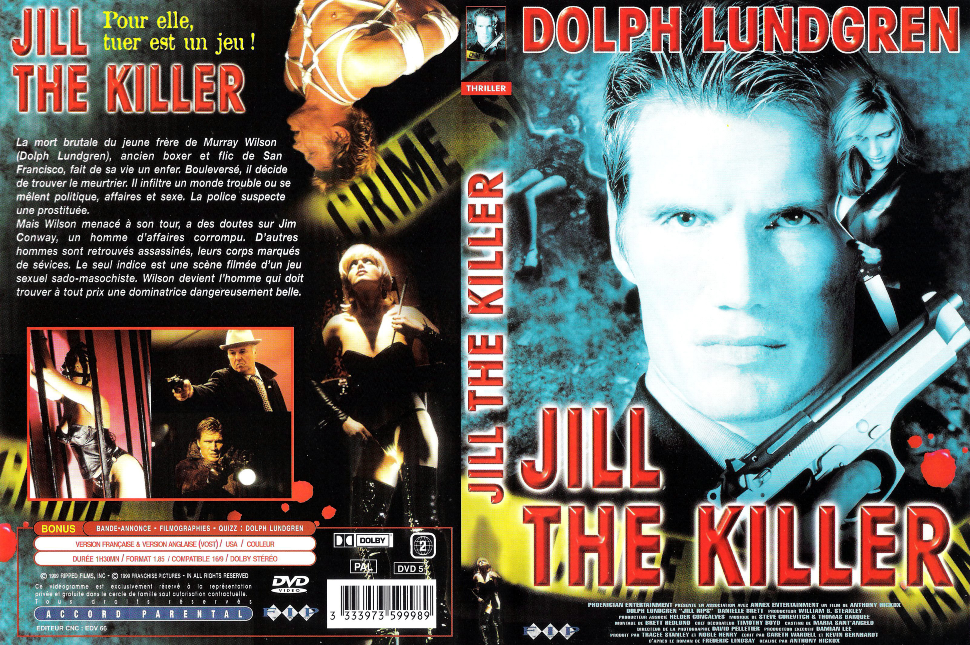 Jaquette DVD Jill the killer v2