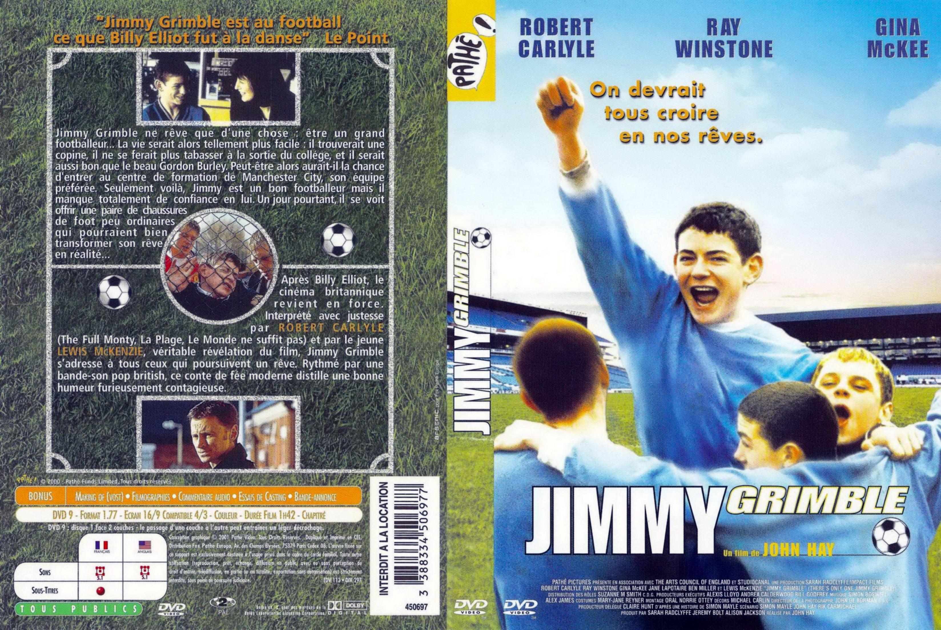 Jaquette DVD Jimmy Grimble