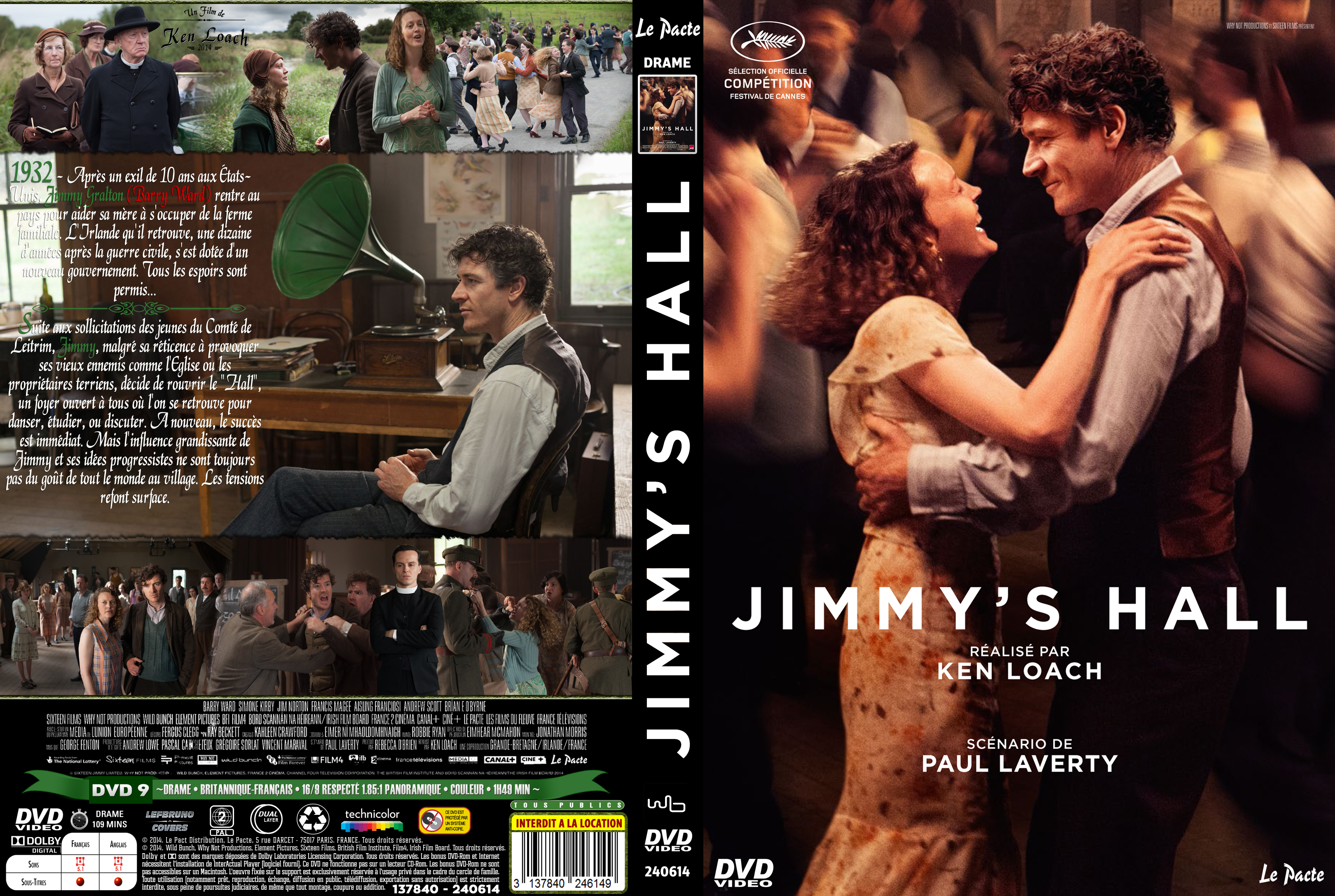 Jaquette de Jimmy's Hall custom - Cinéma Passion