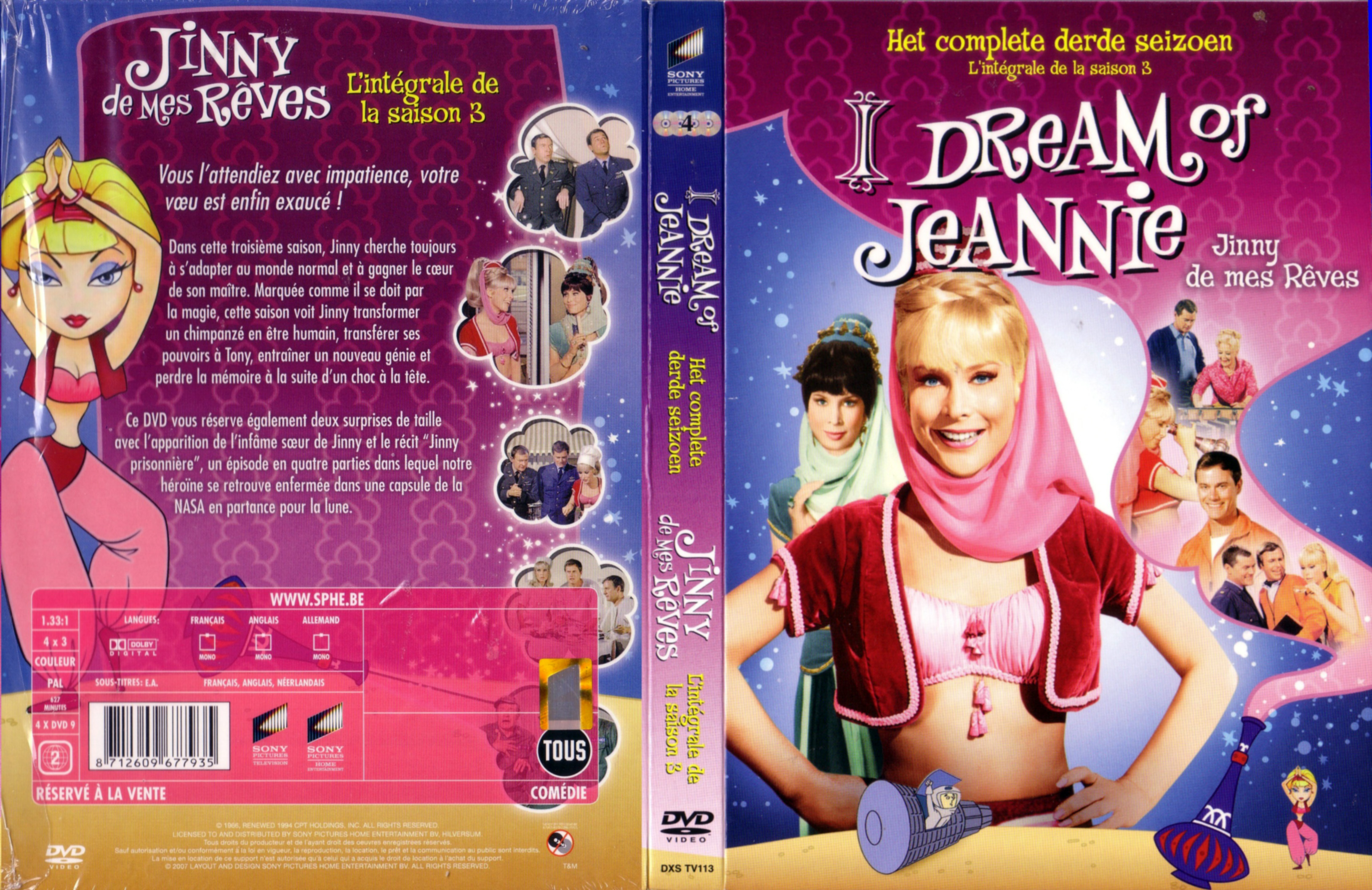 Jaquette DVD Jinny des mes rves Saison 3