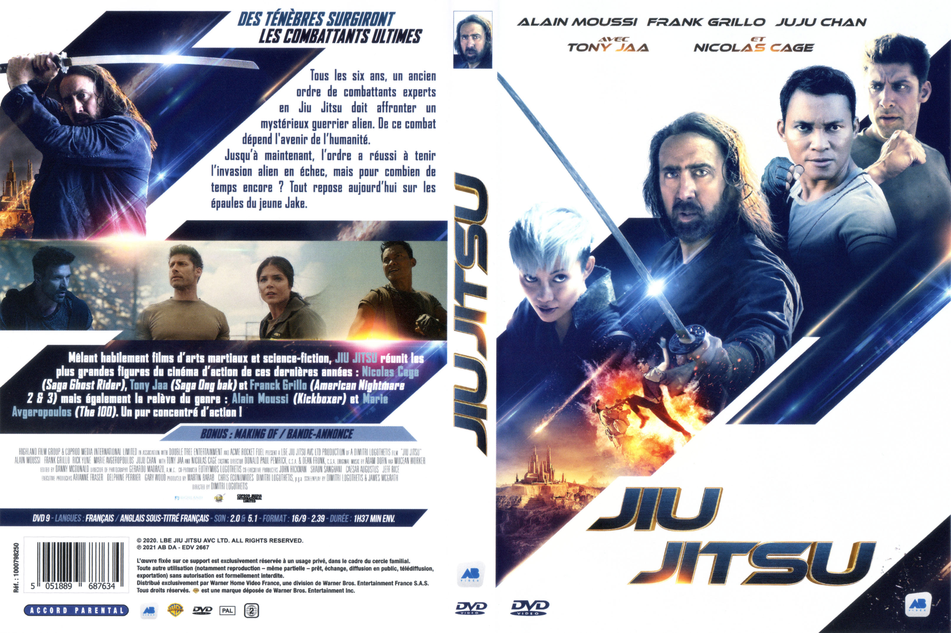 Jaquette DVD Jiu jitsu