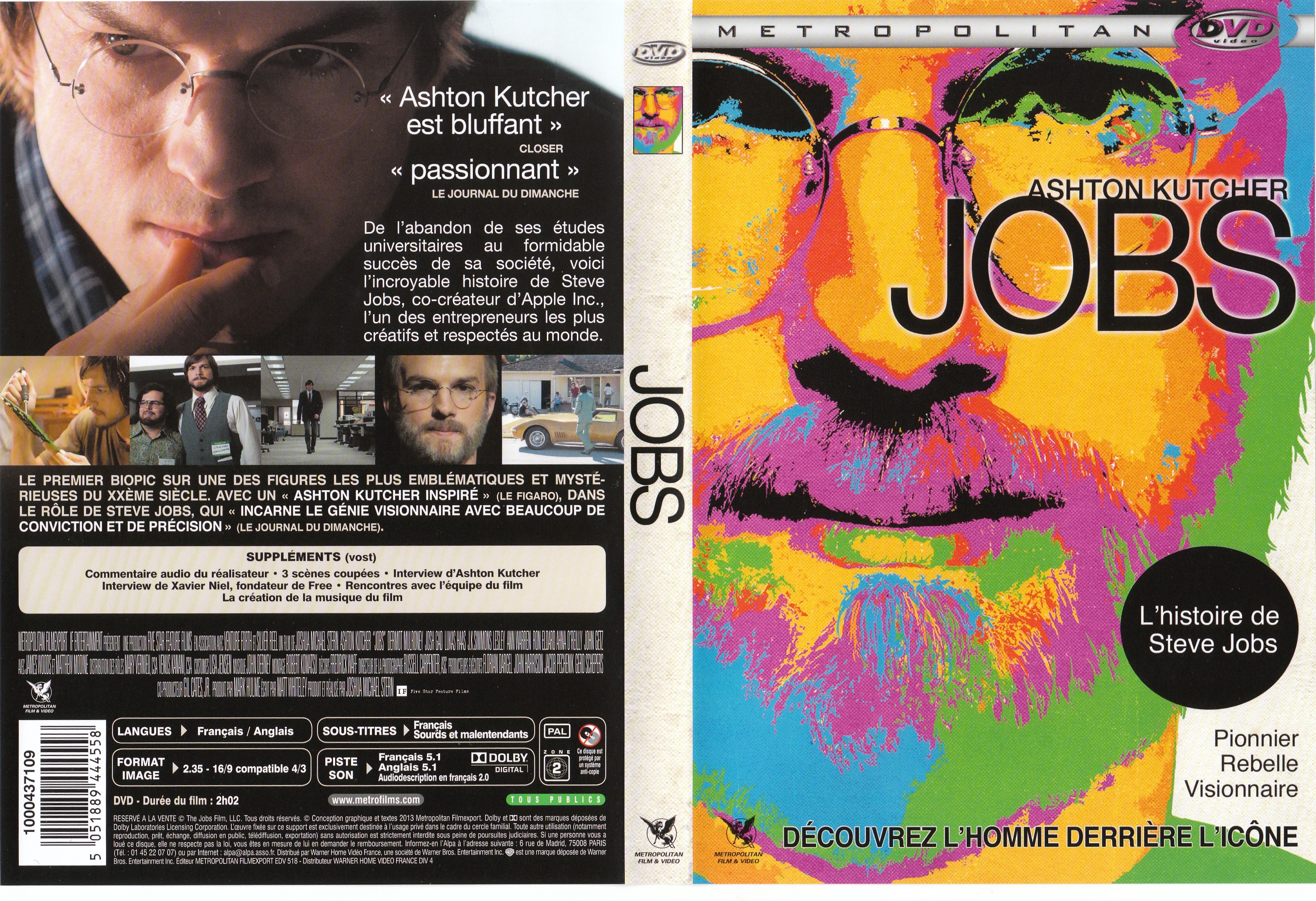 Jaquette DVD Jobs