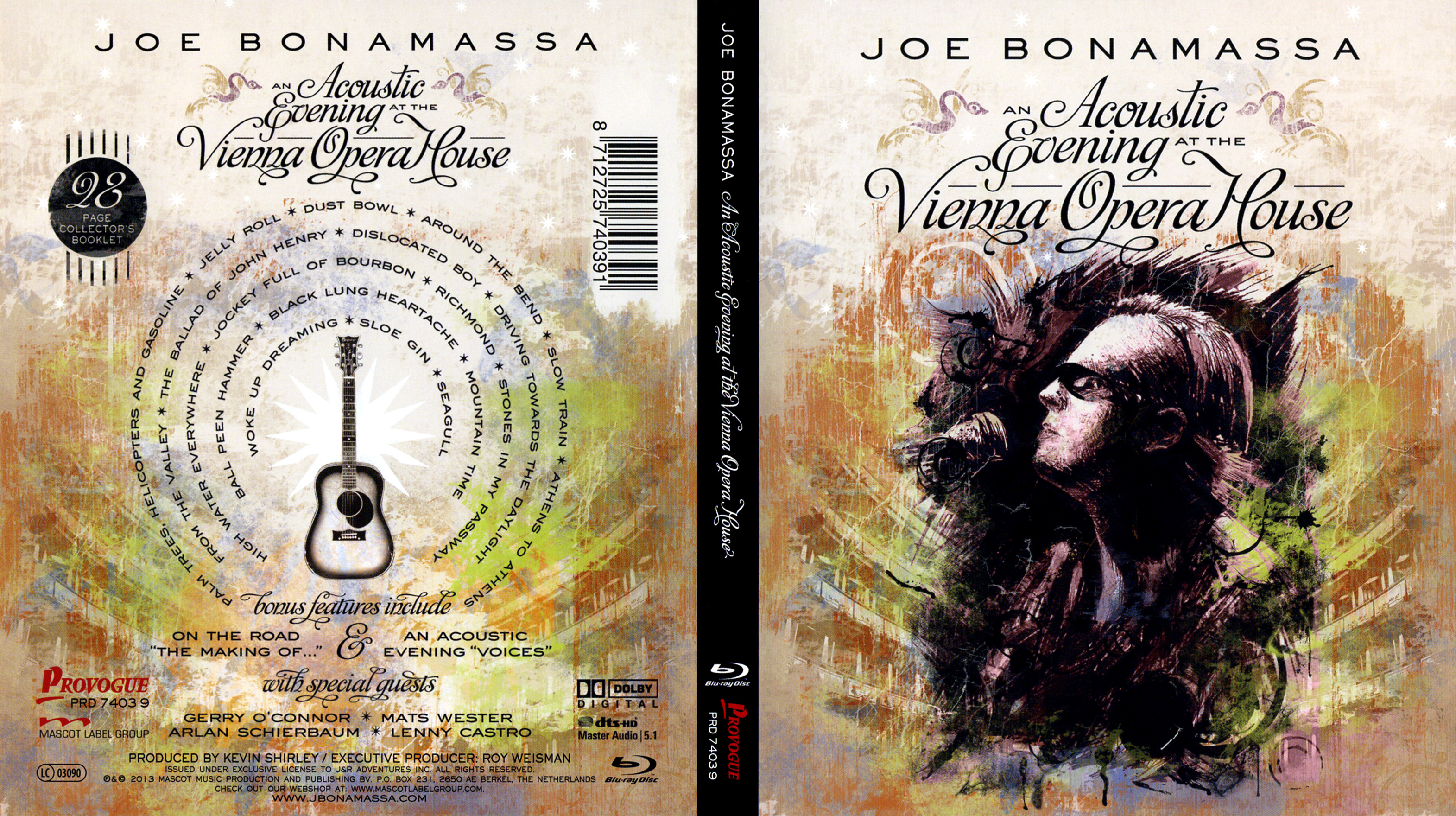 Jaquette DVD Joe Bonamassa An acoustic evening at the Vienna Opera House (BLU-RAY)