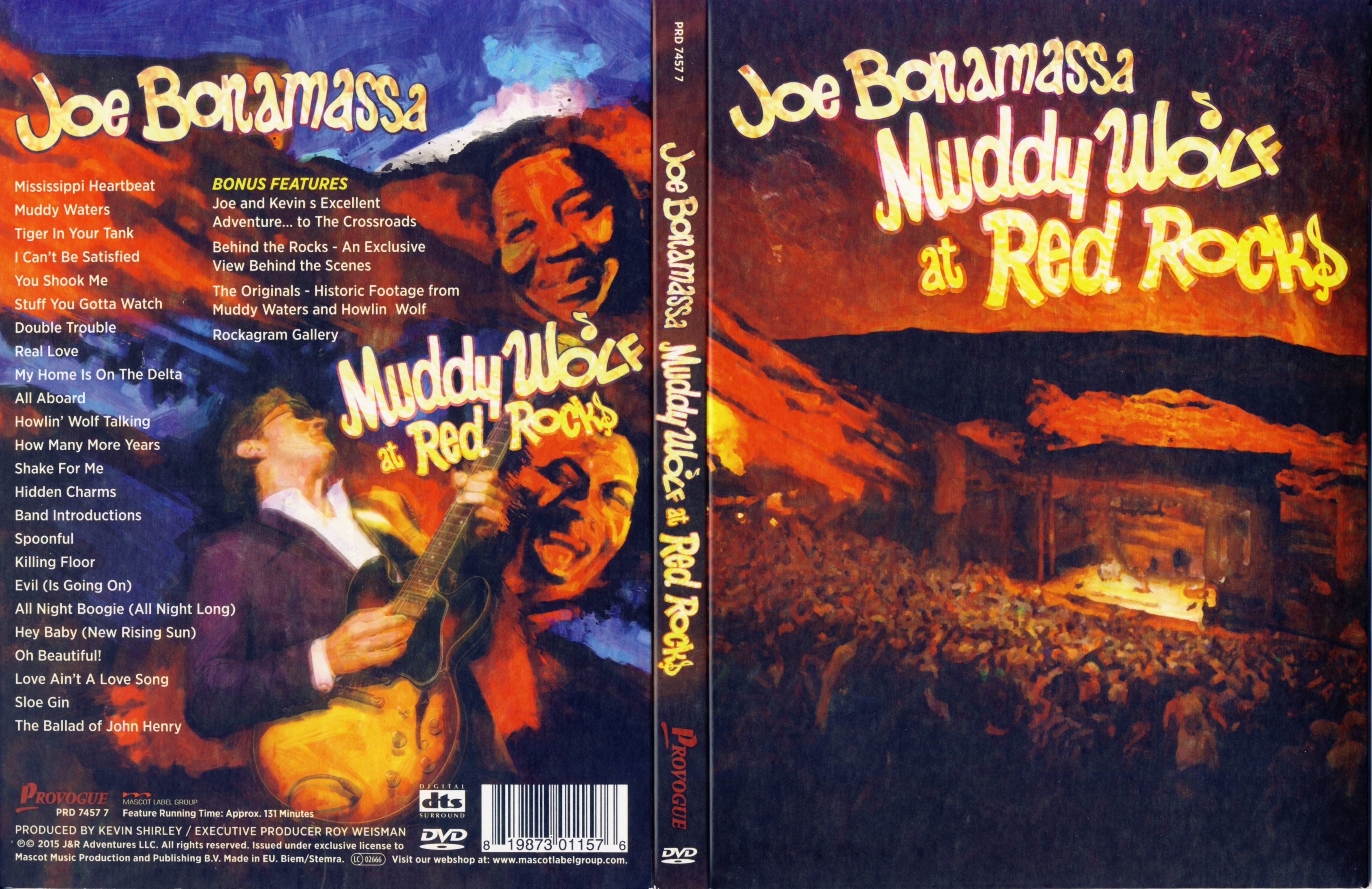 Jaquette DVD Joe Bonamassa Muddy Wolf at red rocks