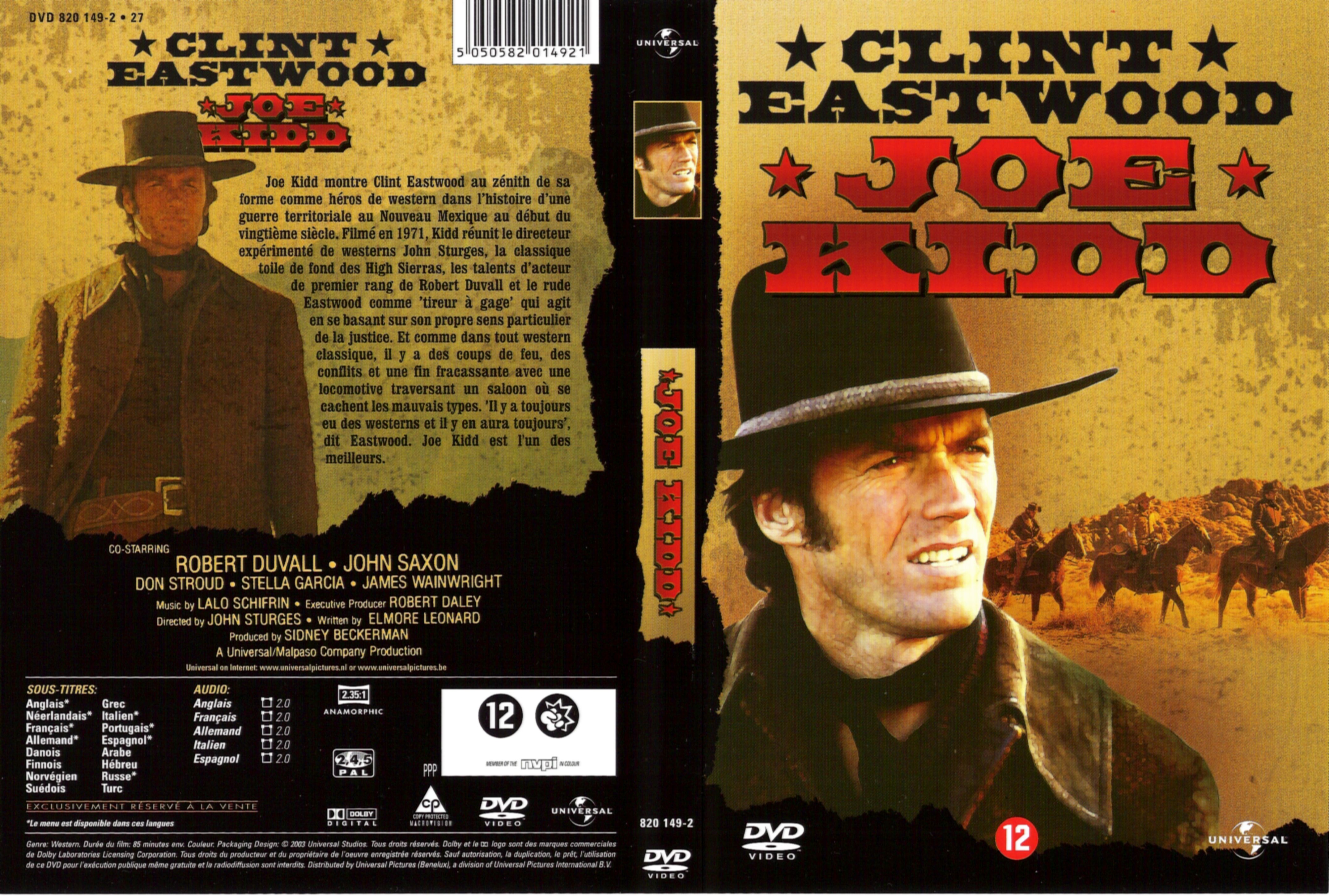 Jaquette DVD Joe Kidd