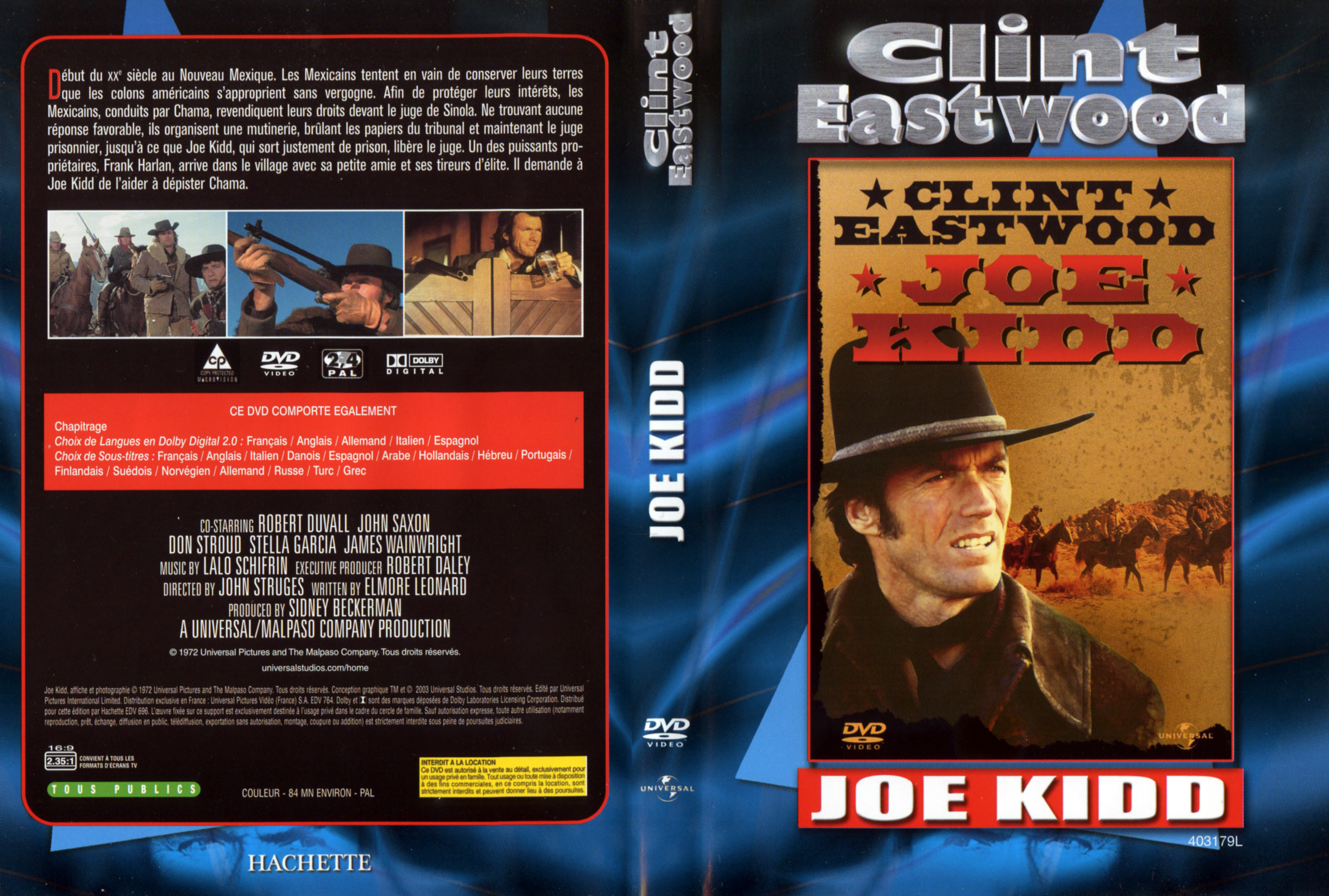 Jaquette DVD Joe Kidd v3