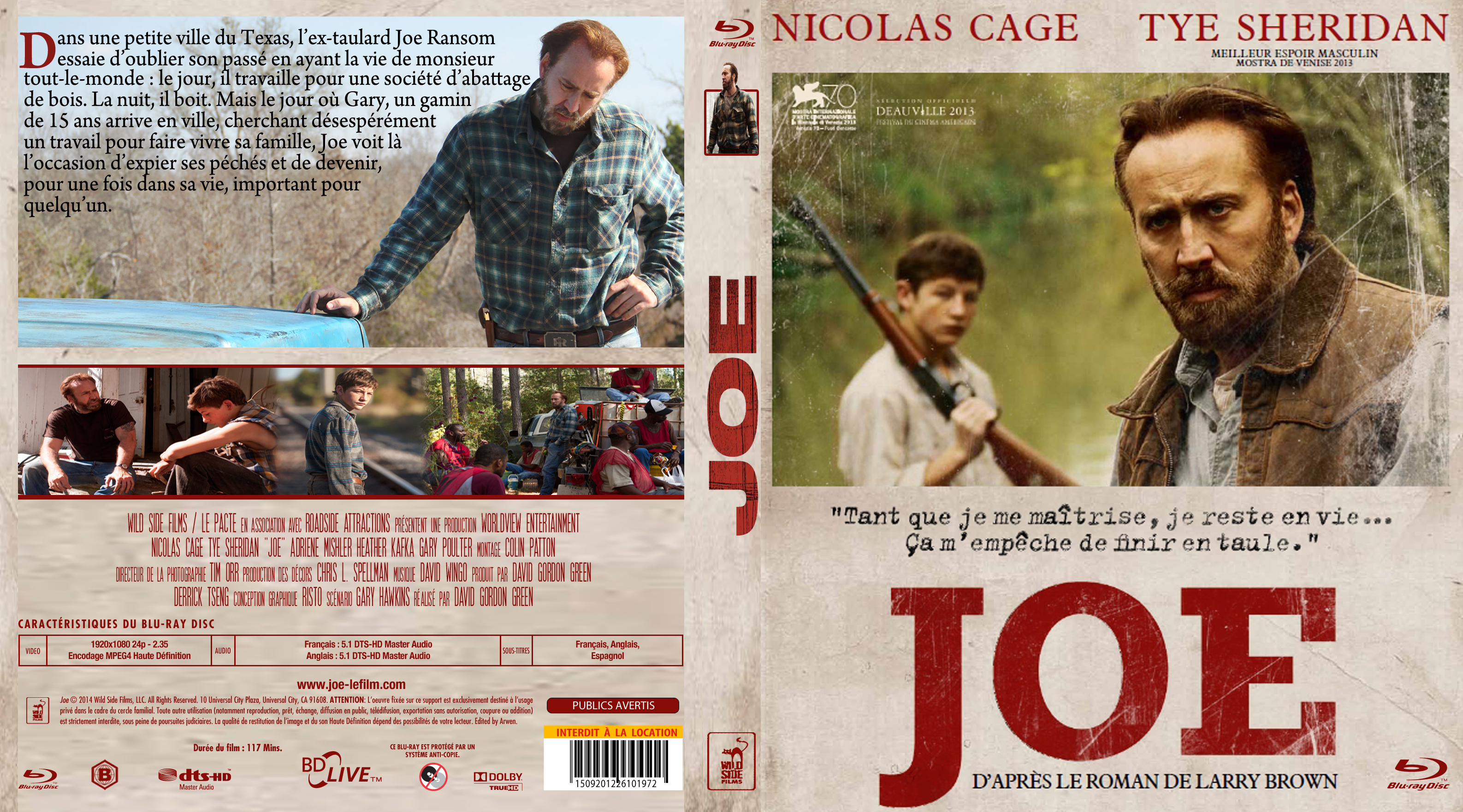 Jaquette DVD Joe custom (BLU-RAY)