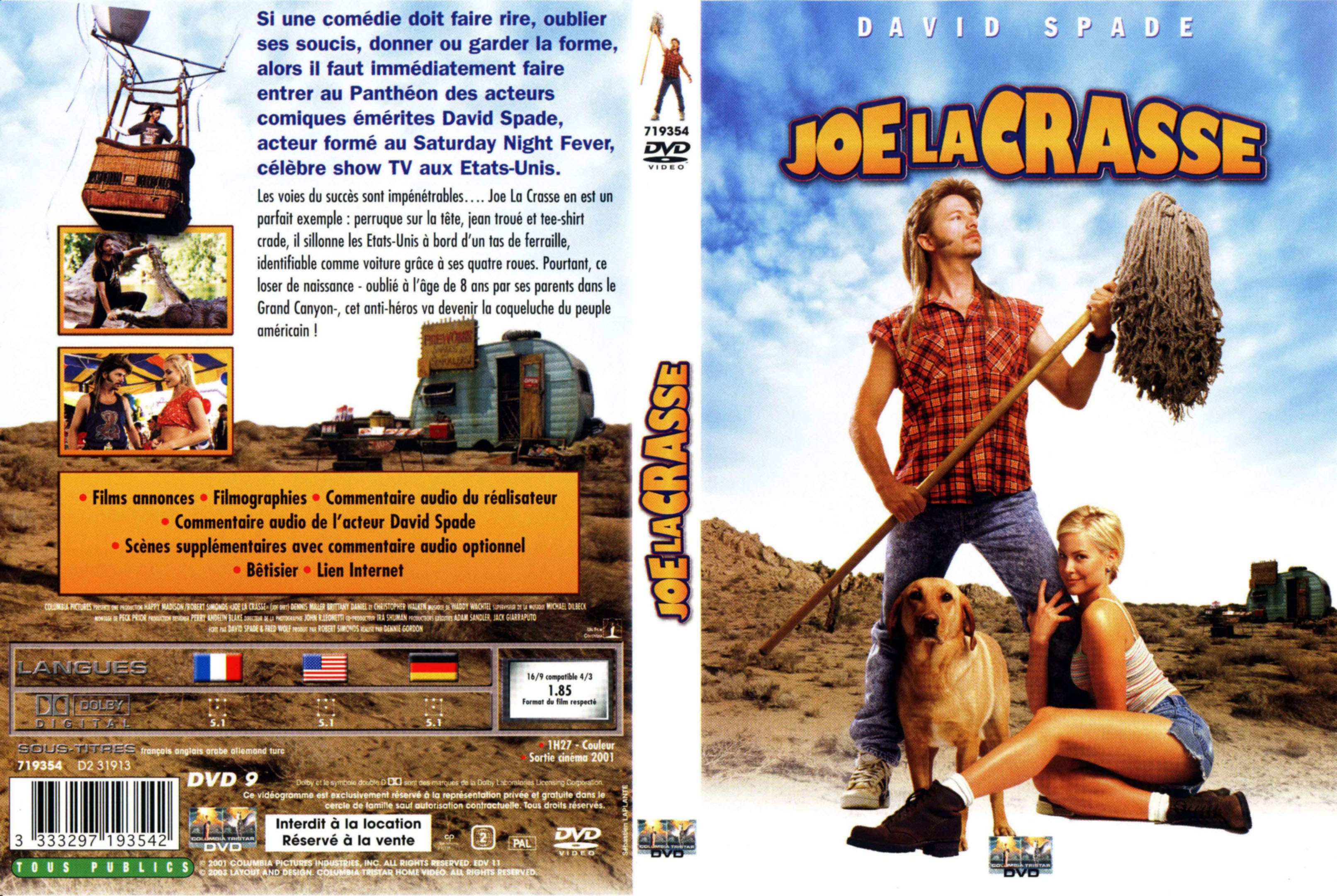 Jaquette DVD Joe la crasse