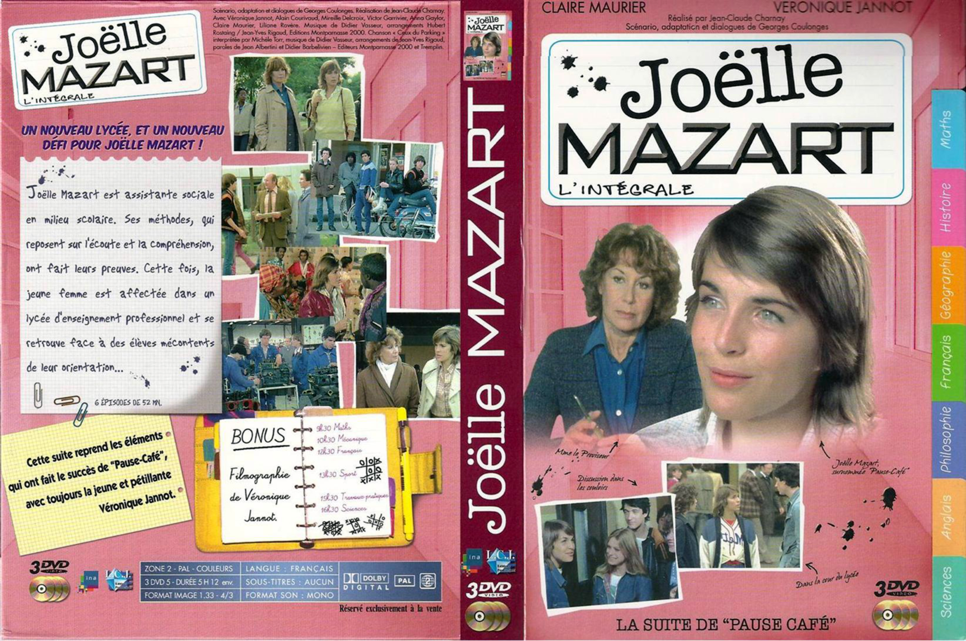Jaquette DVD Joelle Mazart COFFRET 1