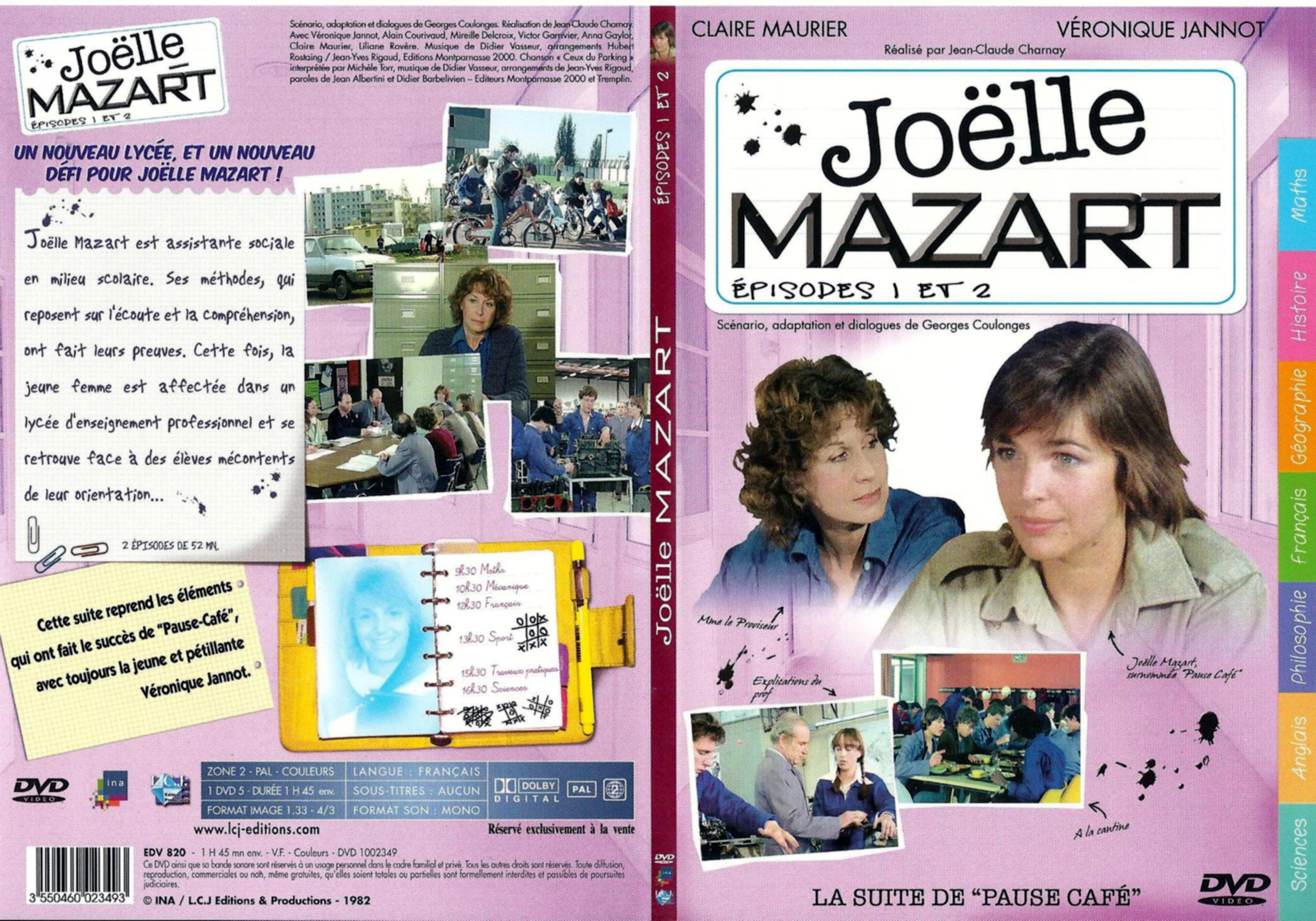 Jaquette DVD Joelle Mazart Episode 1 et 2