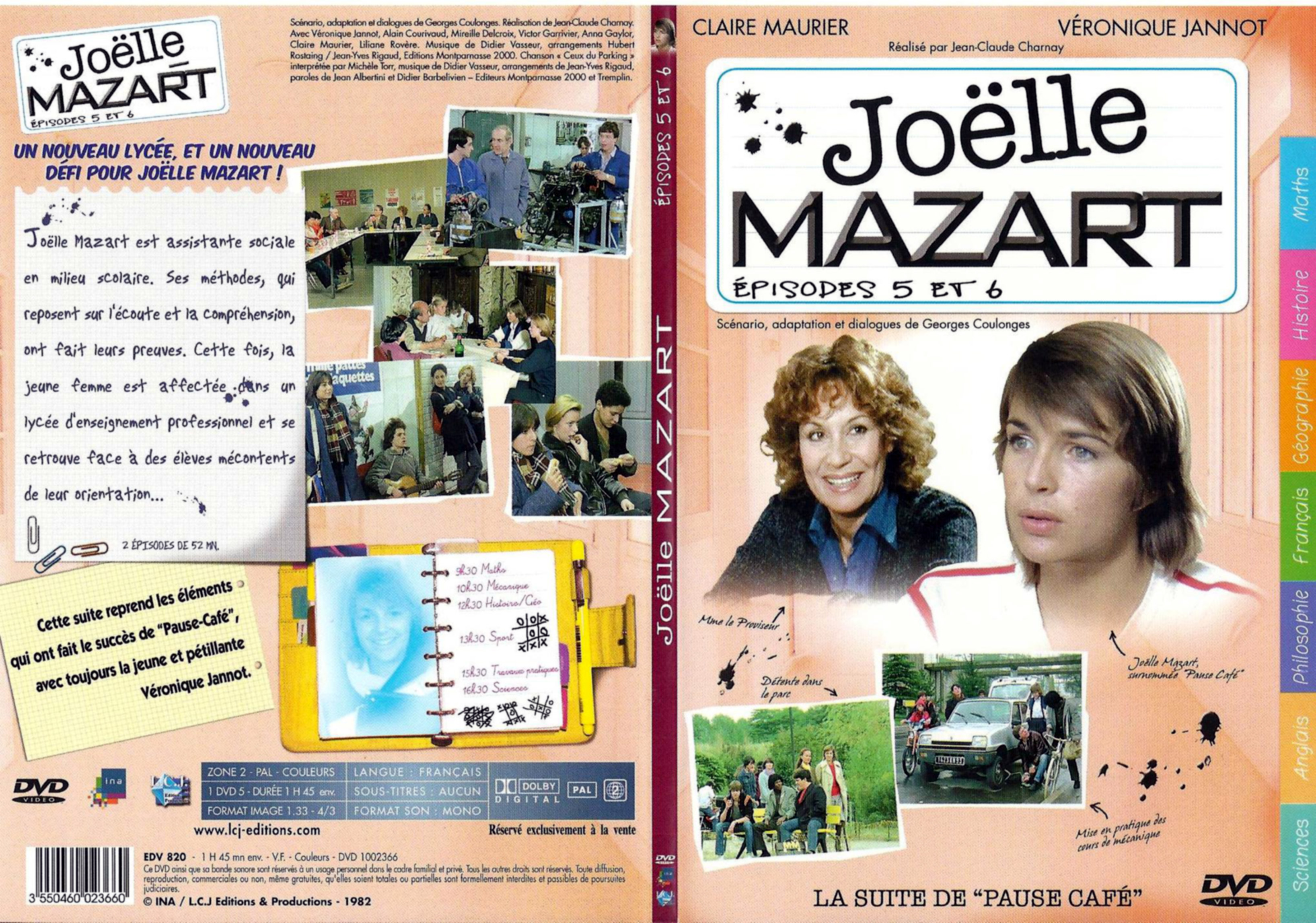 Jaquette DVD Joelle Mazart Episode 5 et 6