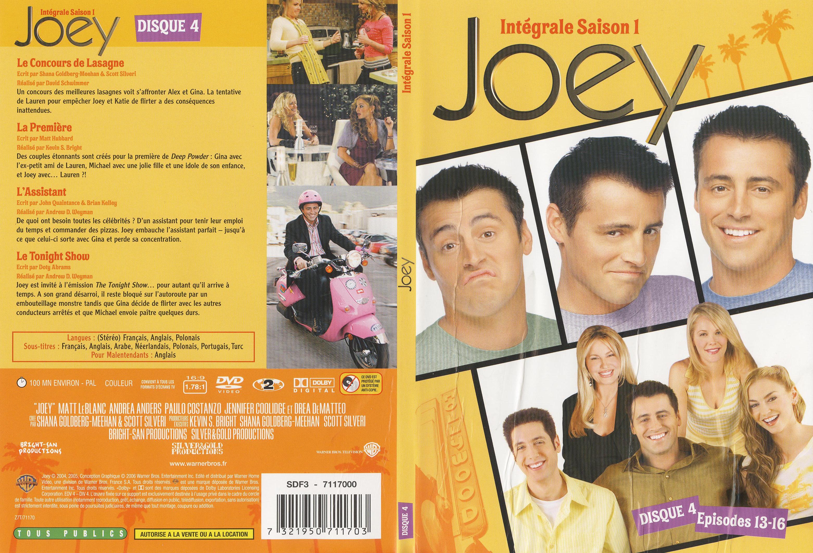 Jaquette DVD Joey Saison 1 DVD 4