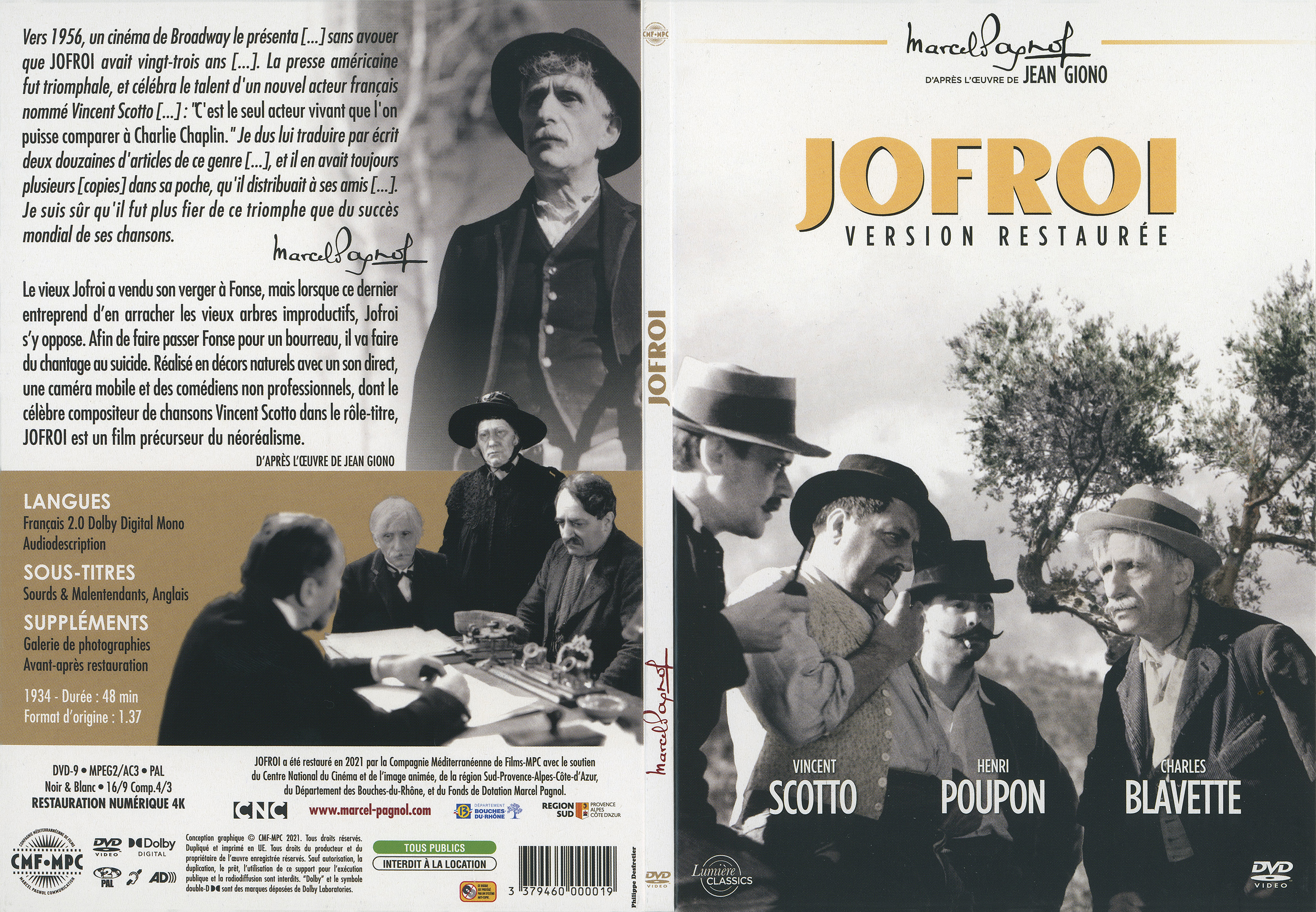 Jaquette DVD Jofroi - SLIM
