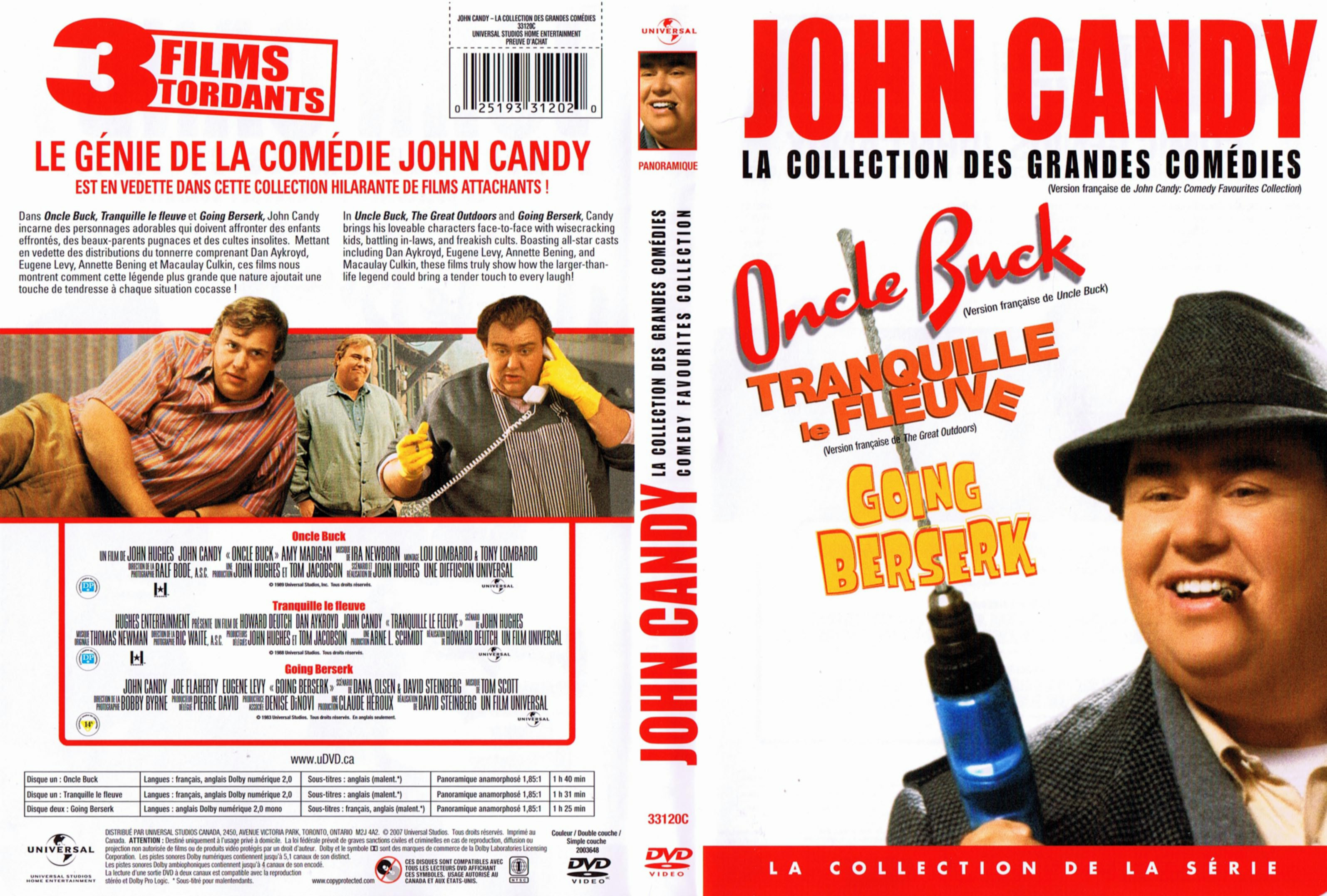 Jaquette DVD John Candy - La collection des grandes comdies